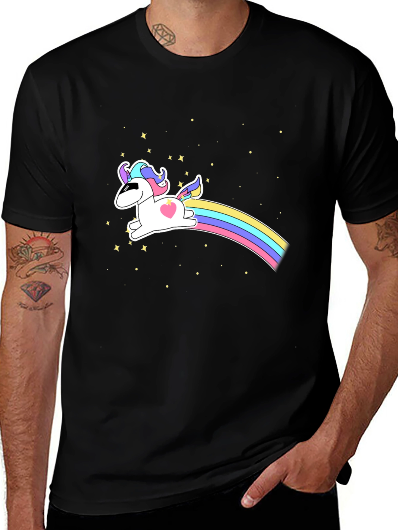 Rainbow Unicorn Graphic Tee