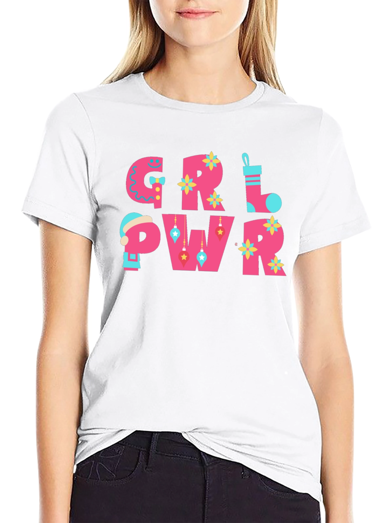 GRL PWR Christmas T-Shirt