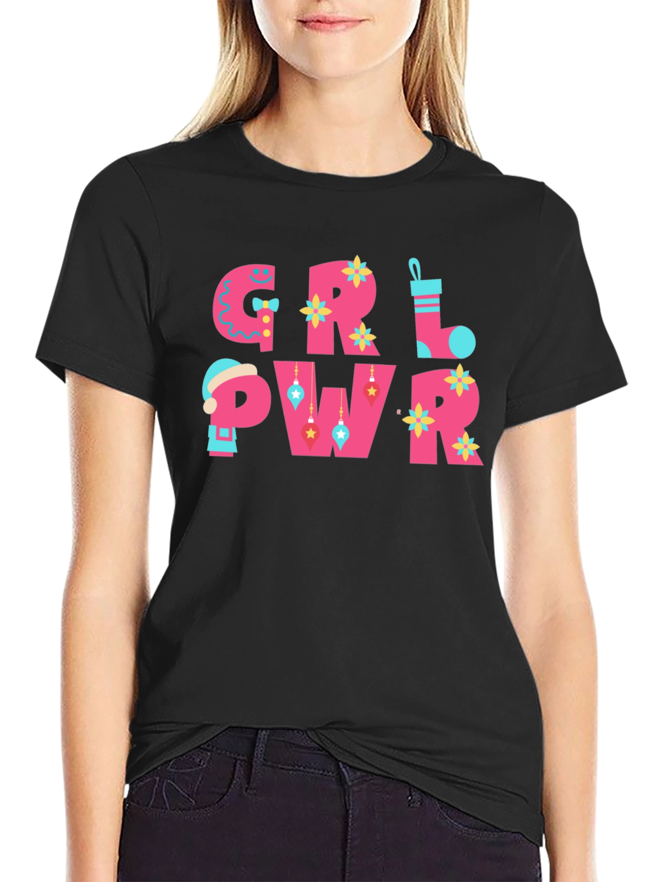 GRL PWR Christmas T-Shirt