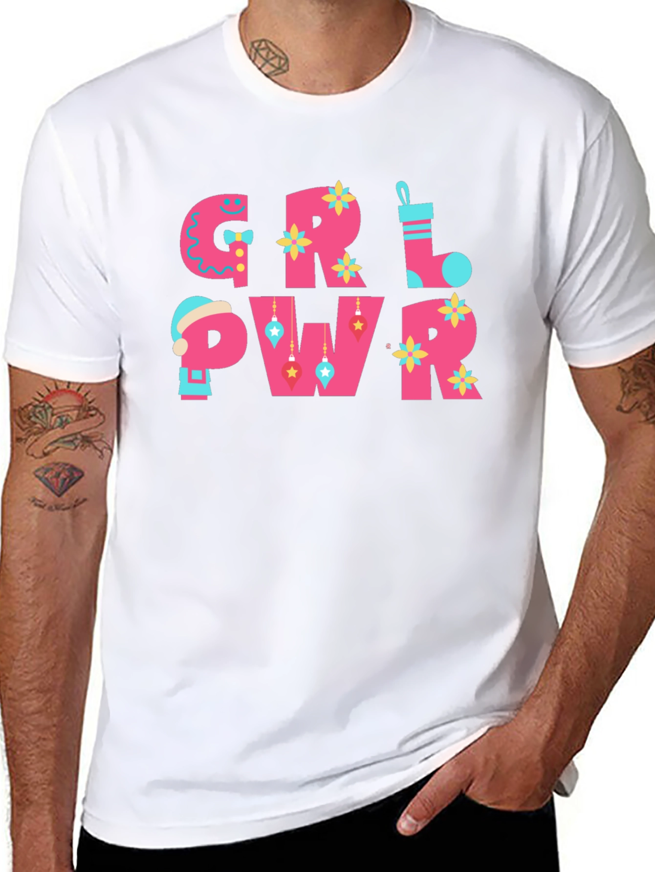 GRL PWR Christmas T-Shirt