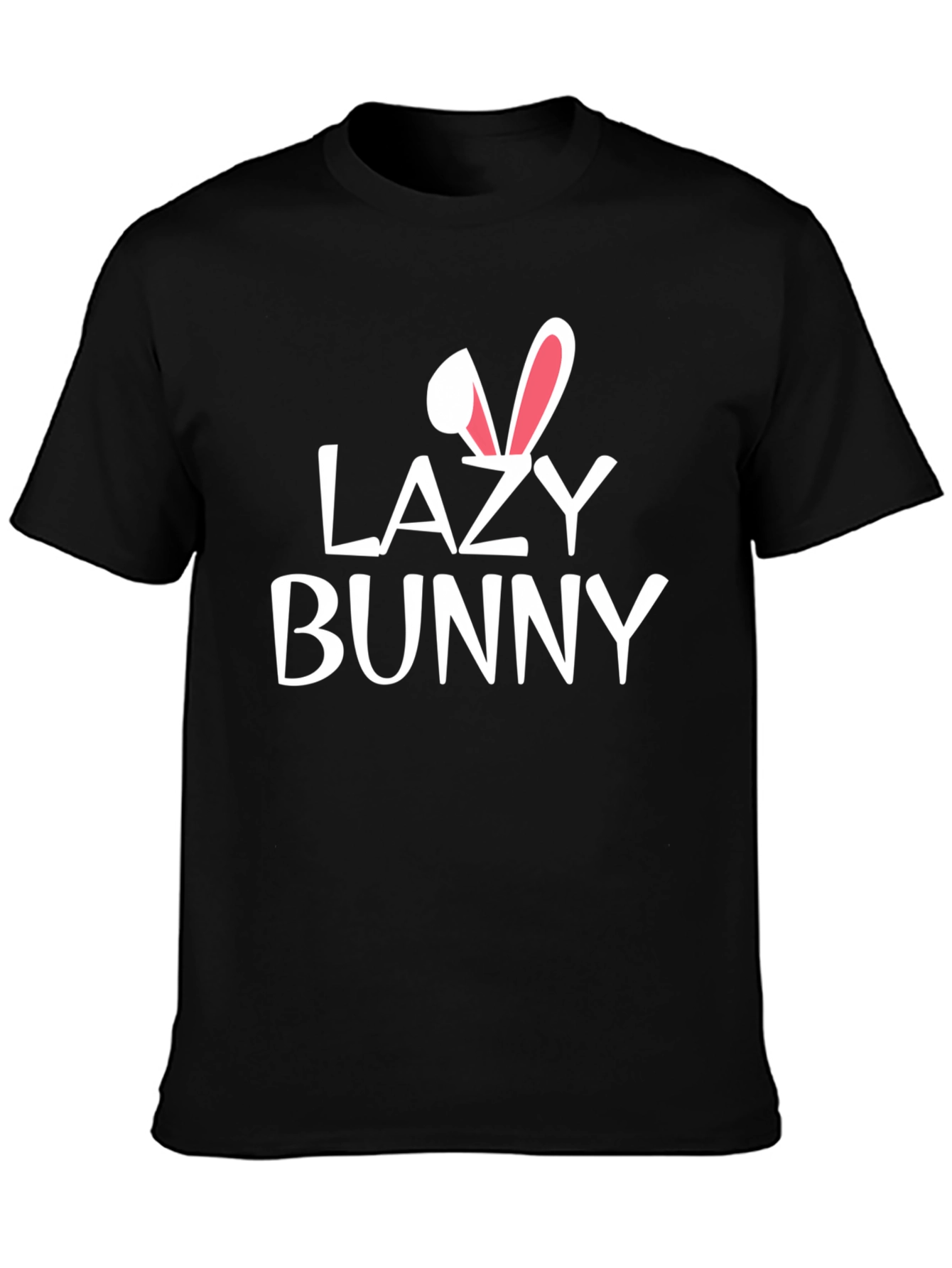 Lazy Bunny Tee - Cute Easter Shirt