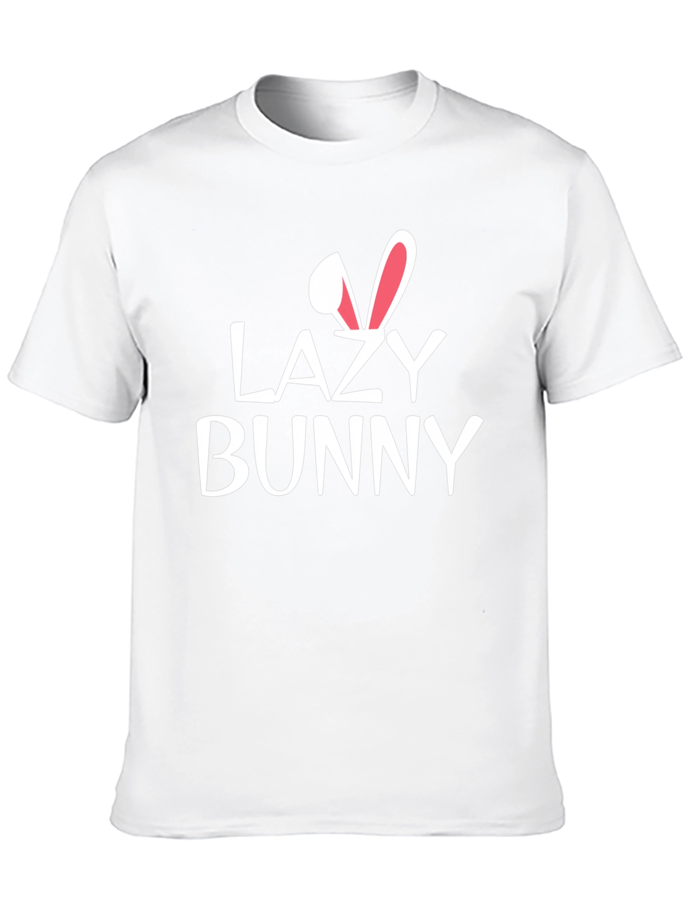 Lazy Bunny Tee - Cute Easter Shirt