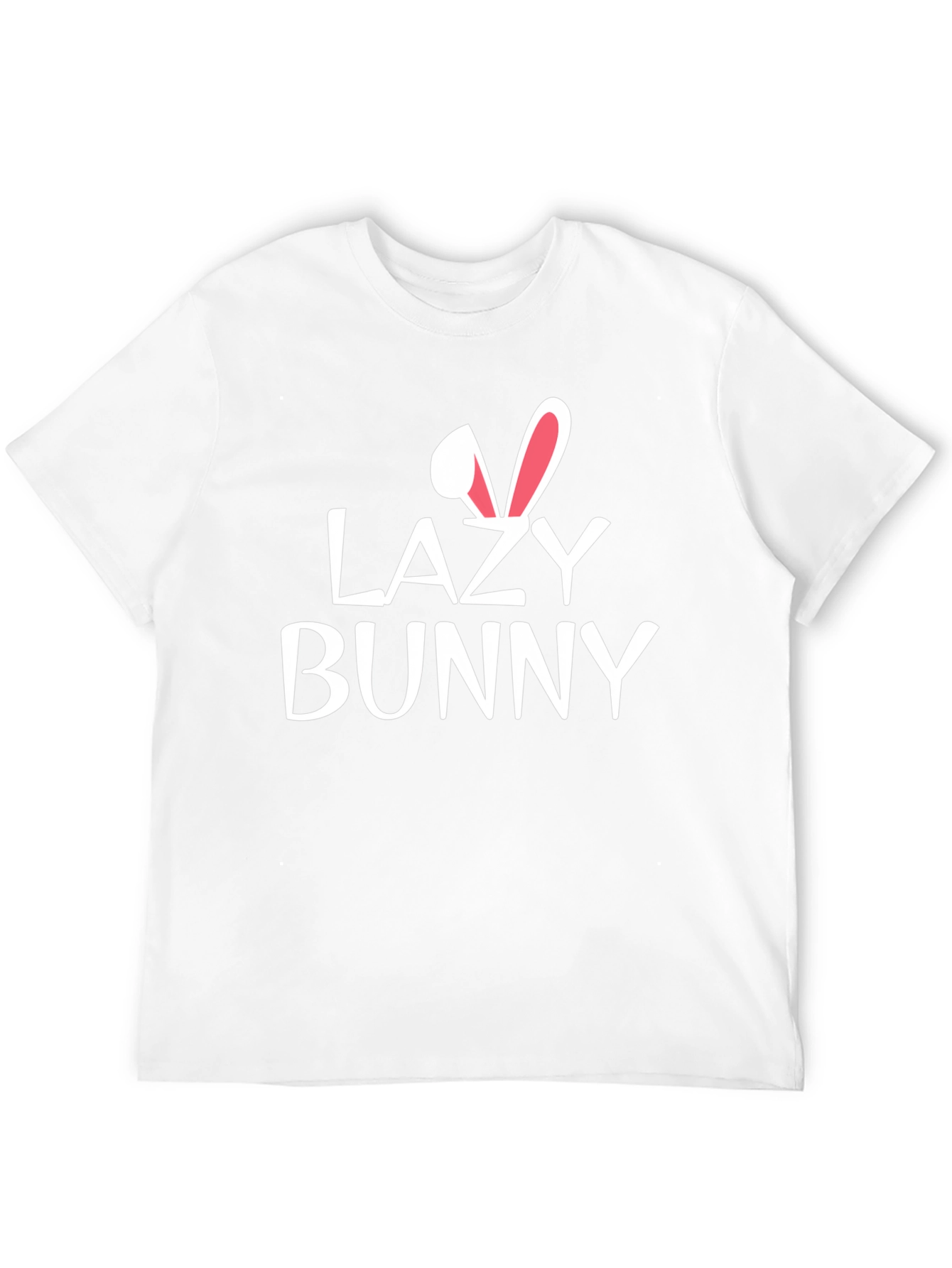 Lazy Bunny Tee - Cute Easter Shirt