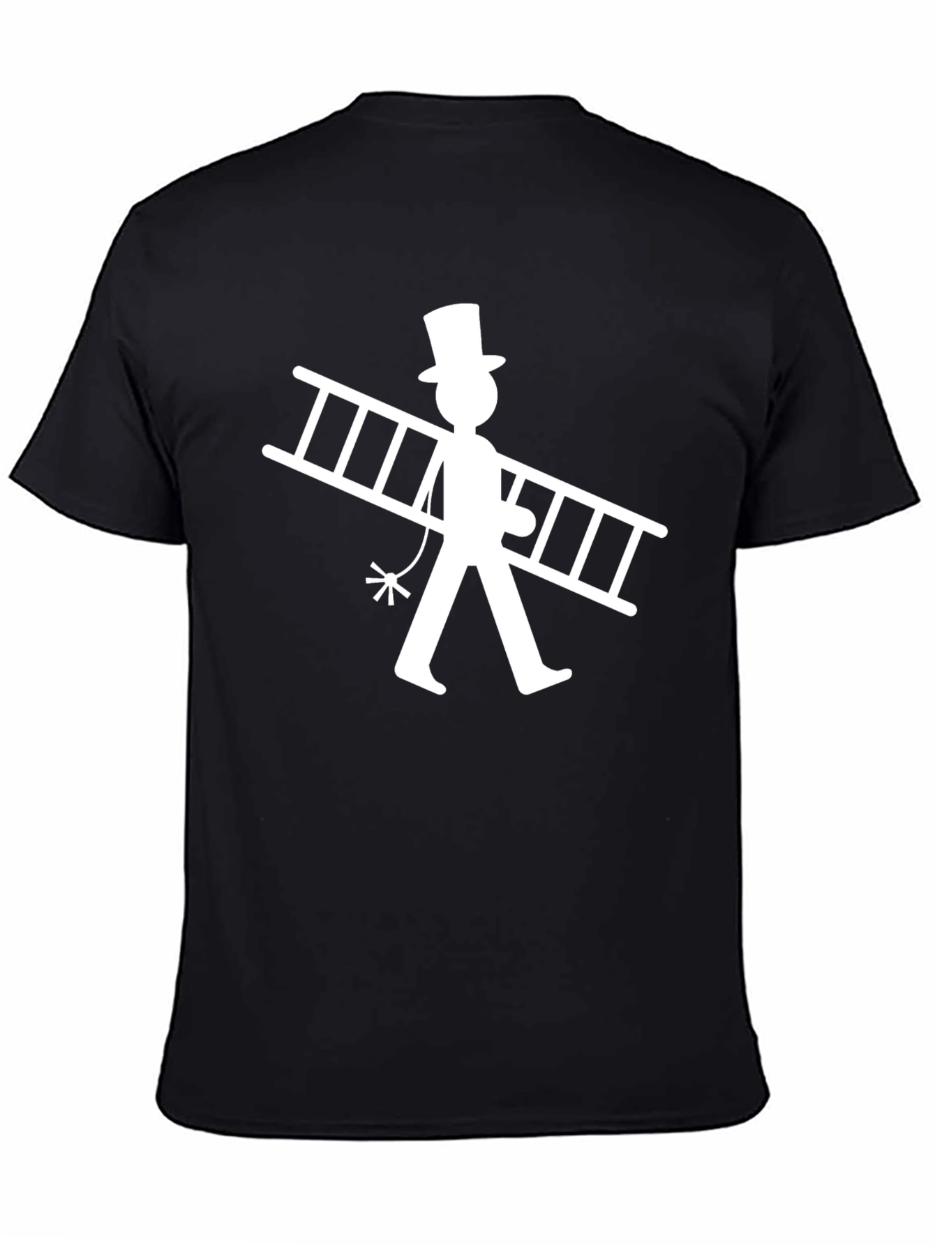 Chimney Sweep Graphic T-Shirt - Black