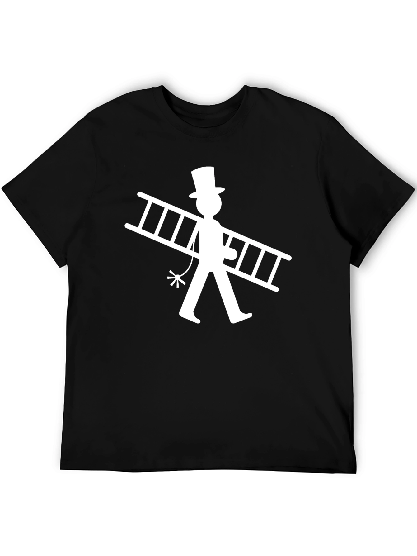 Chimney Sweep Graphic T-Shirt - Black