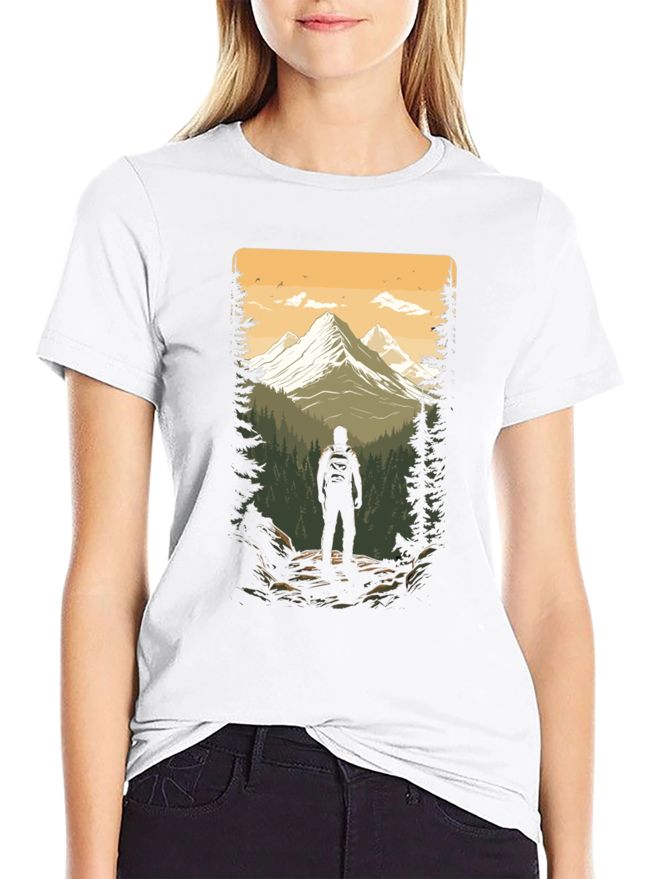 Nature Explorer Graphic Tee - Black