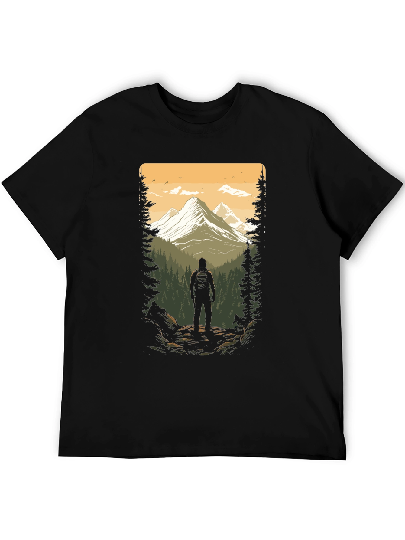 Nature Explorer Graphic Tee - Black