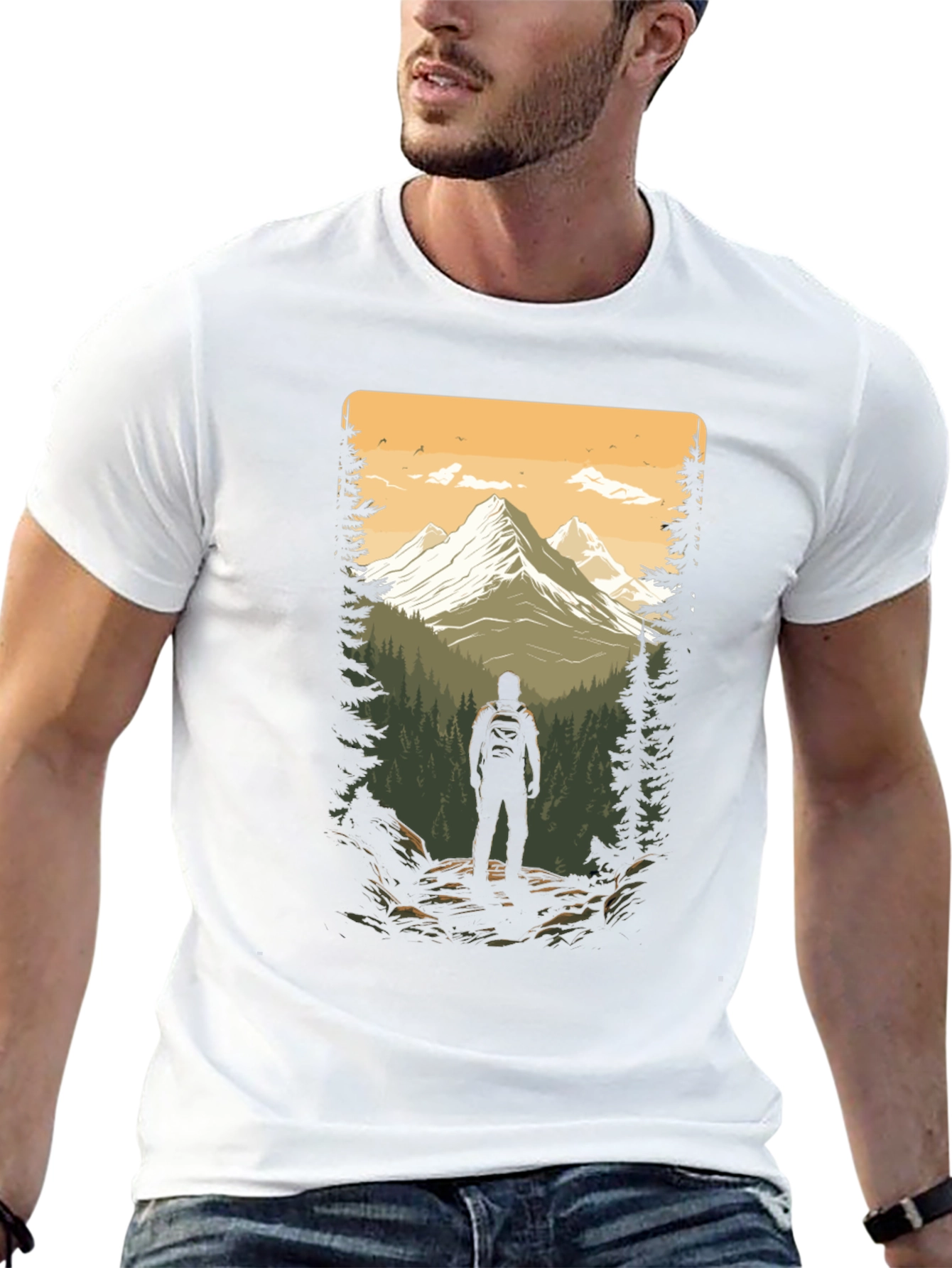 Nature Explorer Graphic Tee - Black