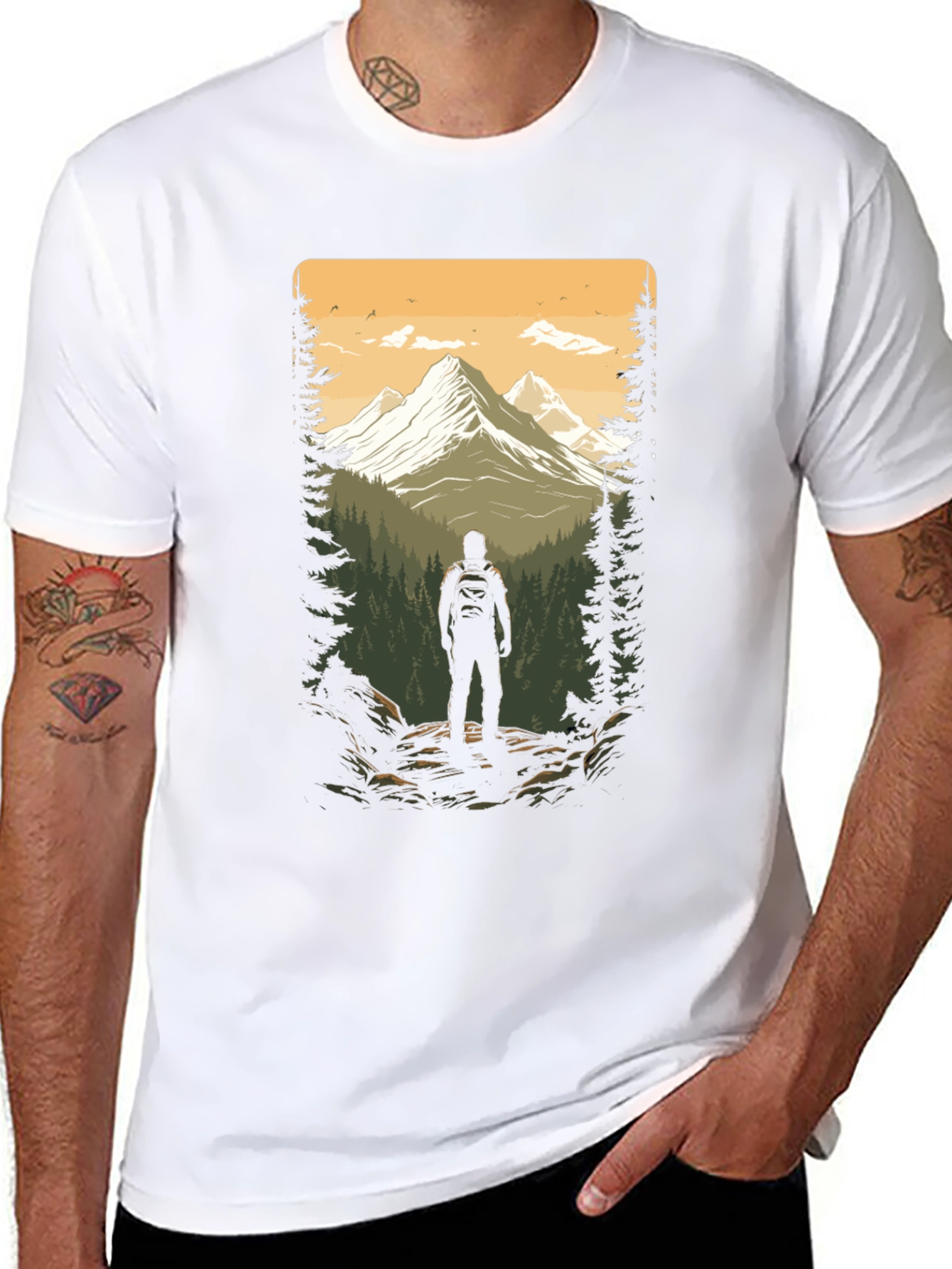 Nature Explorer Graphic Tee - Black