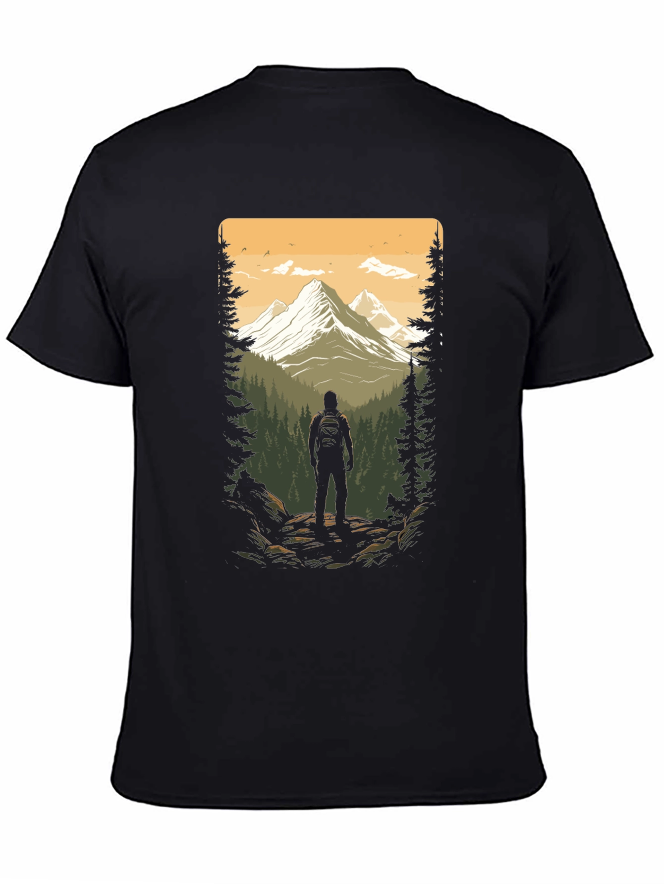 Nature Explorer Graphic Tee - Black