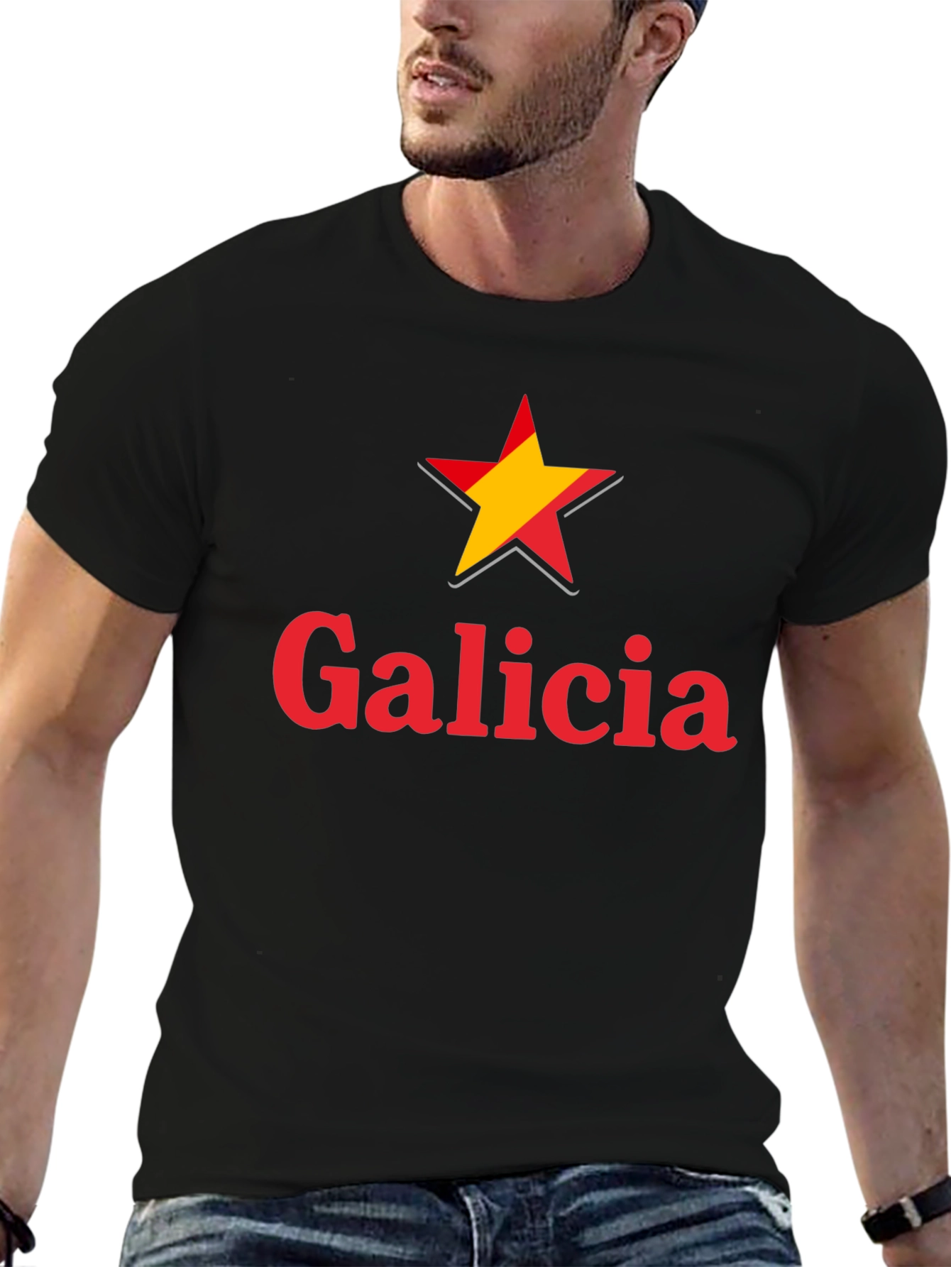 Galicia Graphic Tee - Spain Inspired Star