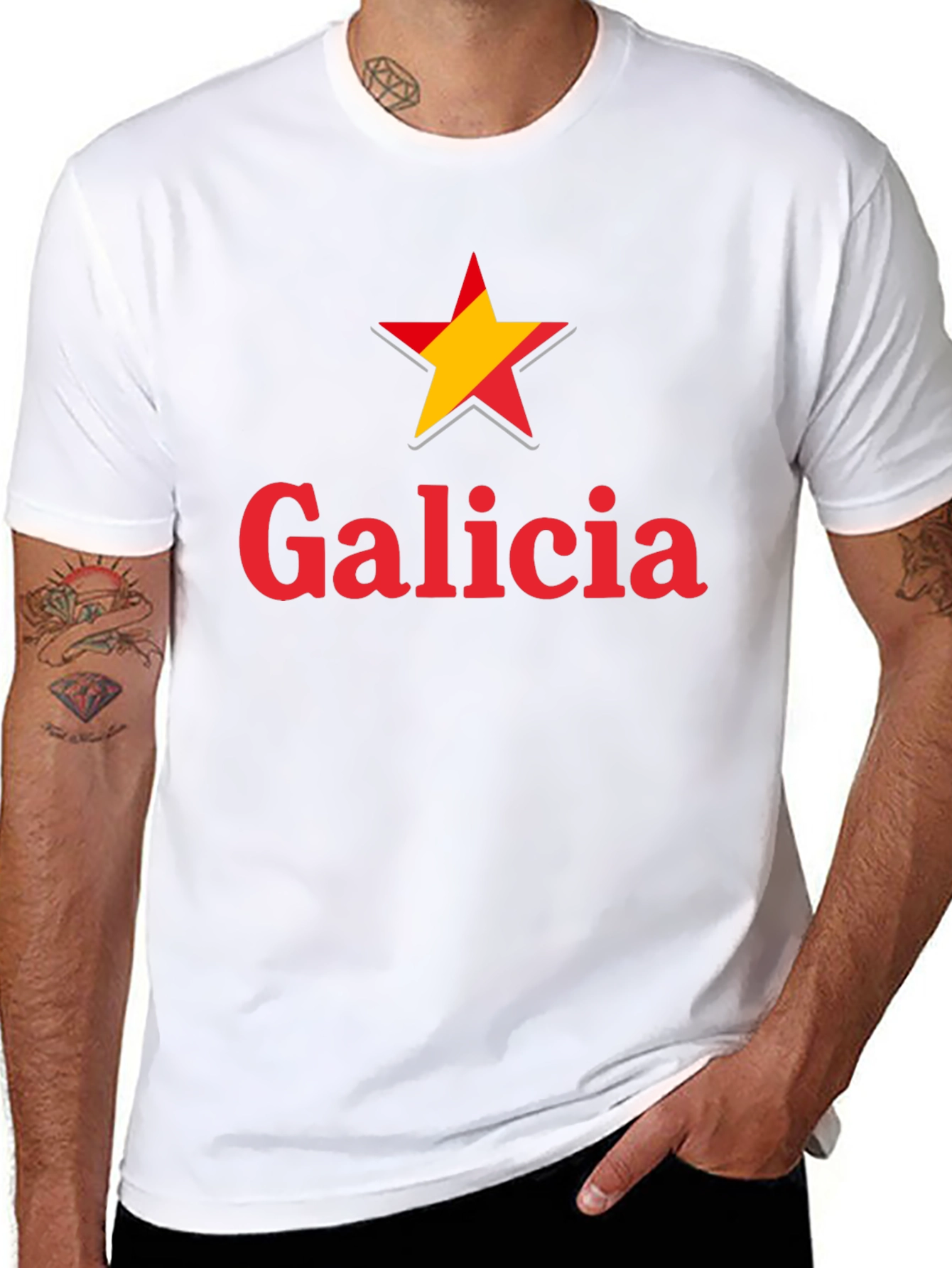 Galicia Graphic Tee - Spain Inspired Star