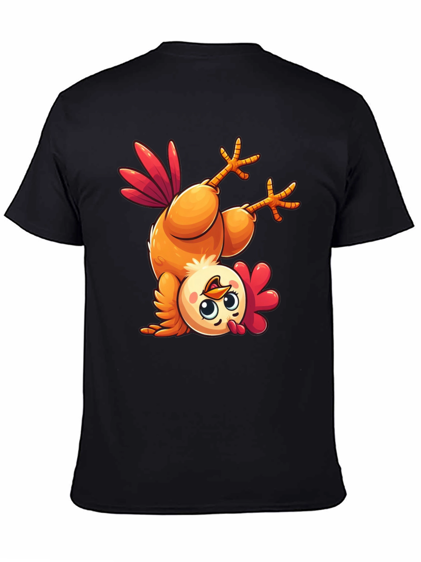Upside Down Chicken Graphic Tee