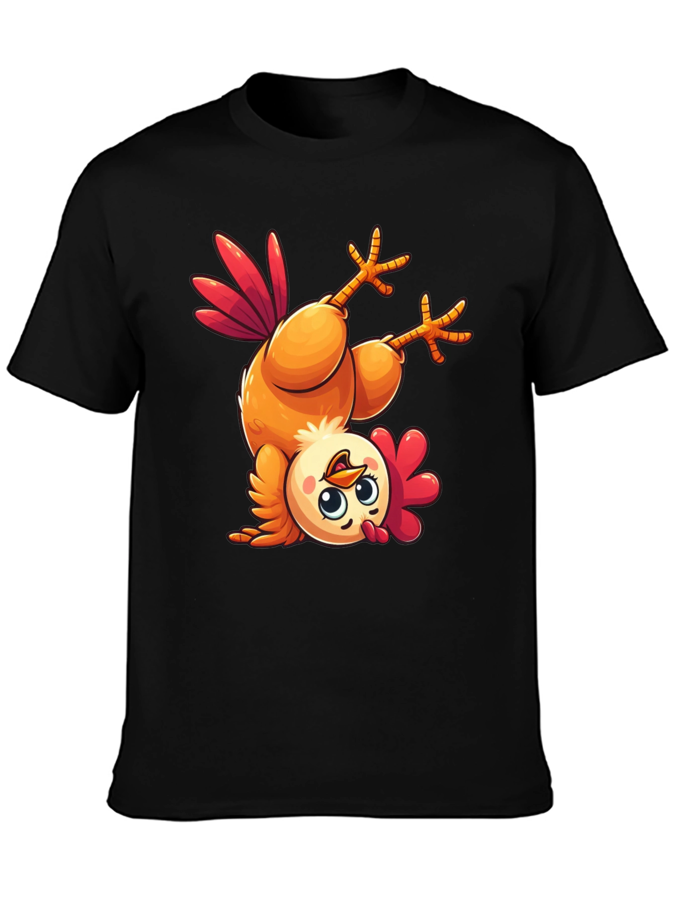 Upside Down Chicken Graphic Tee