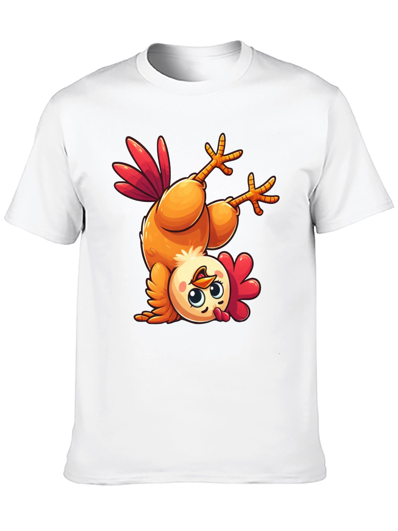 Upside Down Chicken Graphic Tee