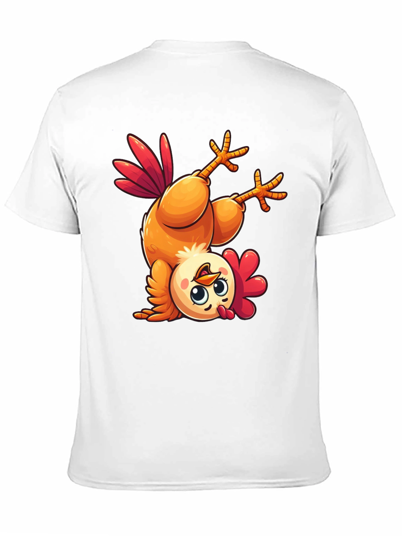 Upside Down Chicken Graphic Tee