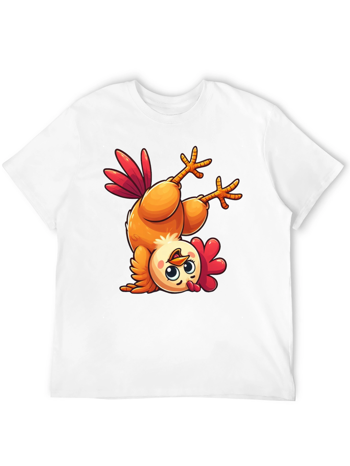 Upside Down Chicken Graphic Tee