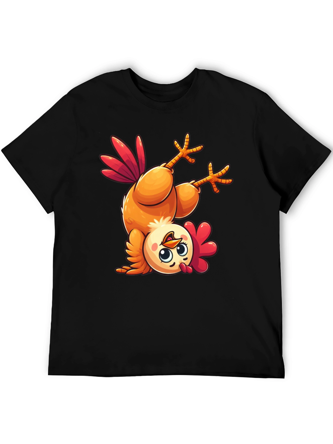 Upside Down Chicken Graphic Tee