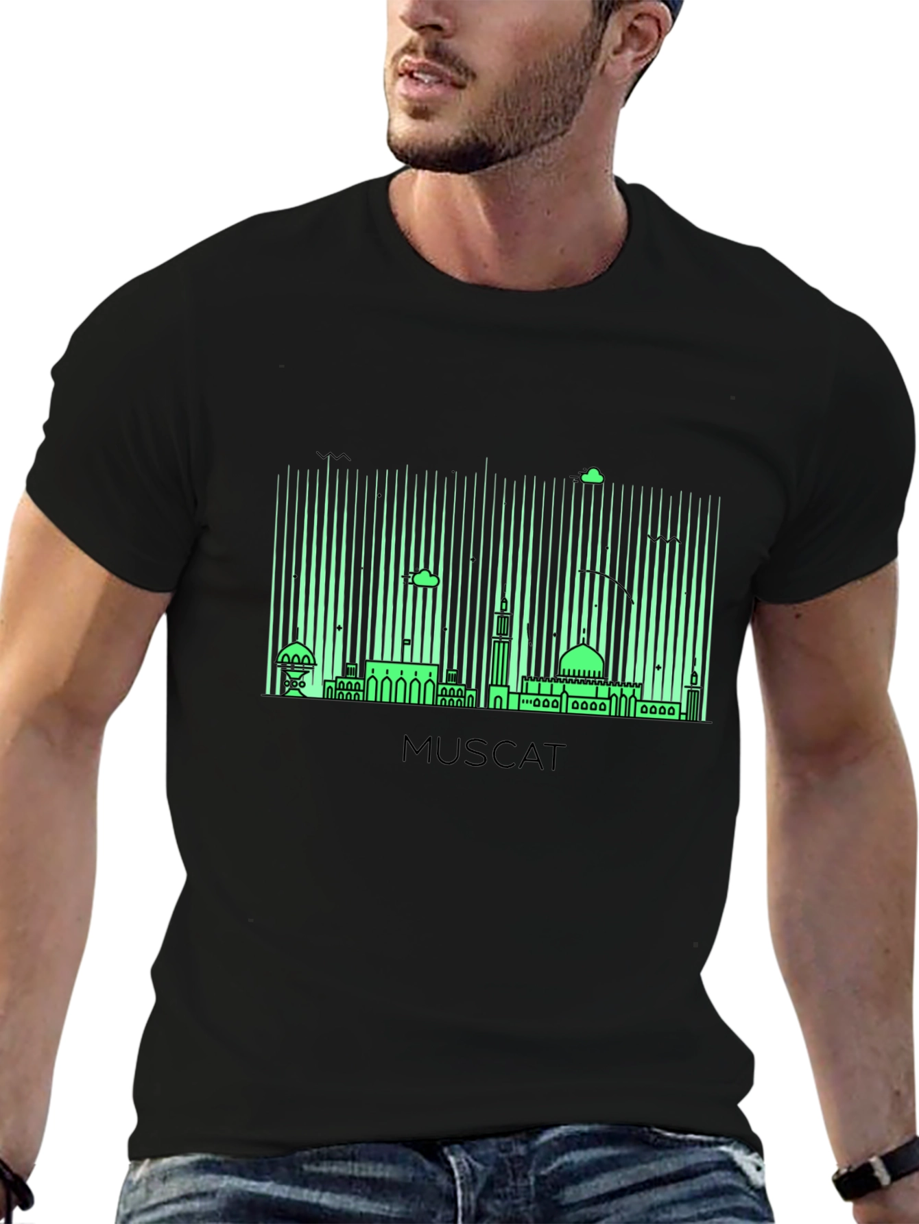 Muscat Skyline Graphic Tee