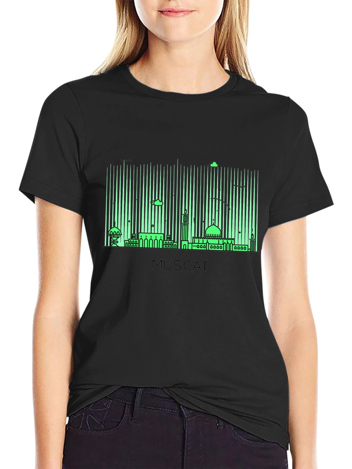 Muscat Skyline Graphic Tee