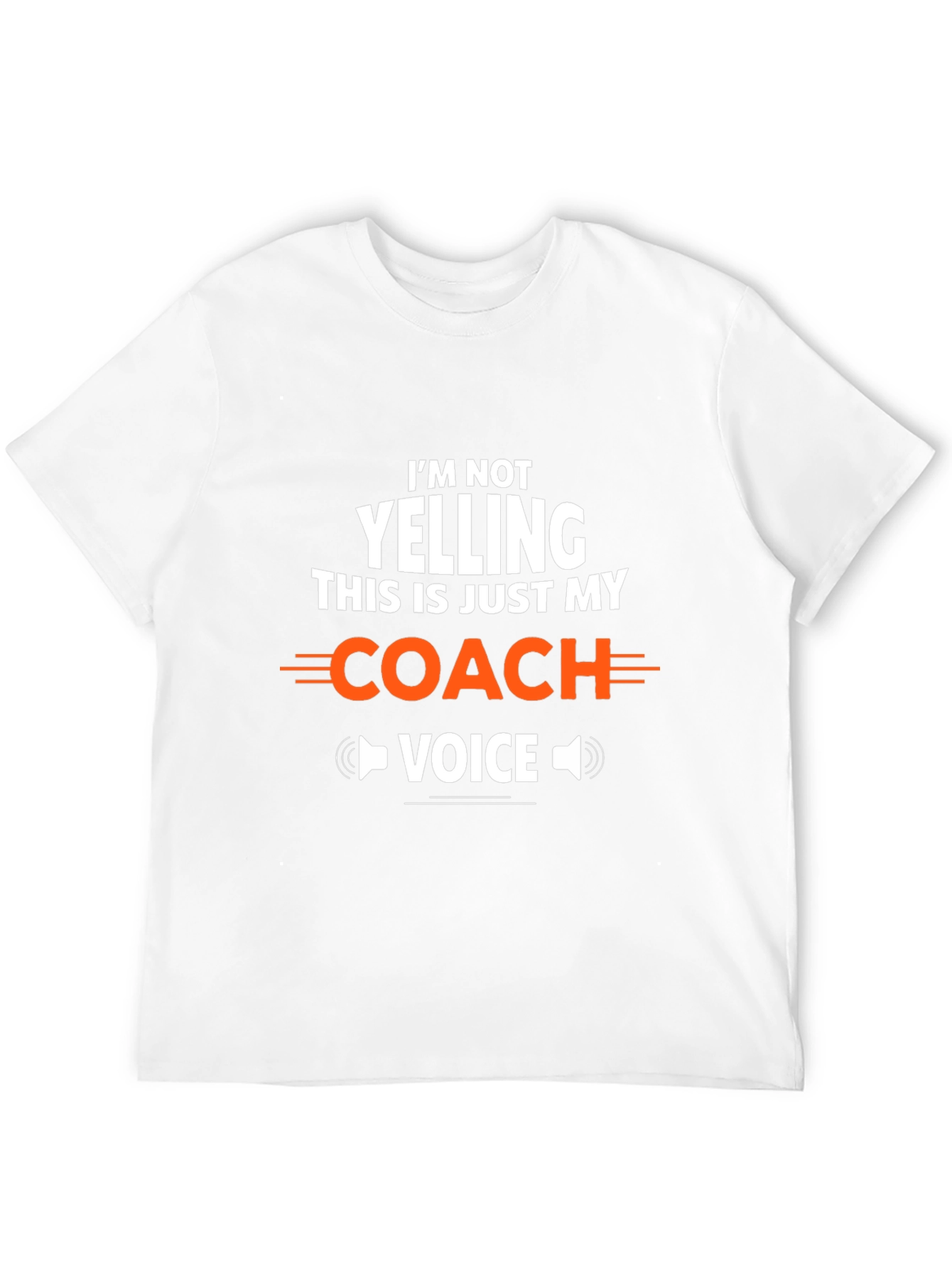 Coach Voice T-Shirt - Funny Sports Tee