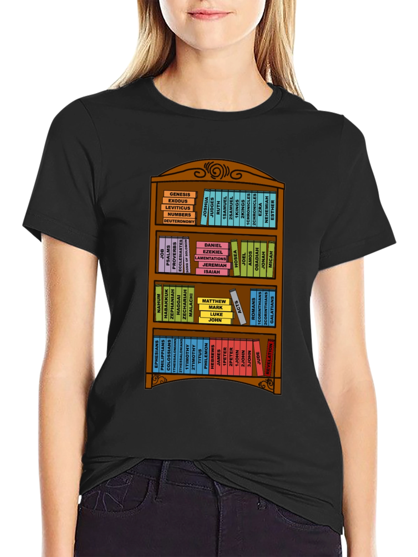 Books of the Bible T-Shirt - Religious Gift