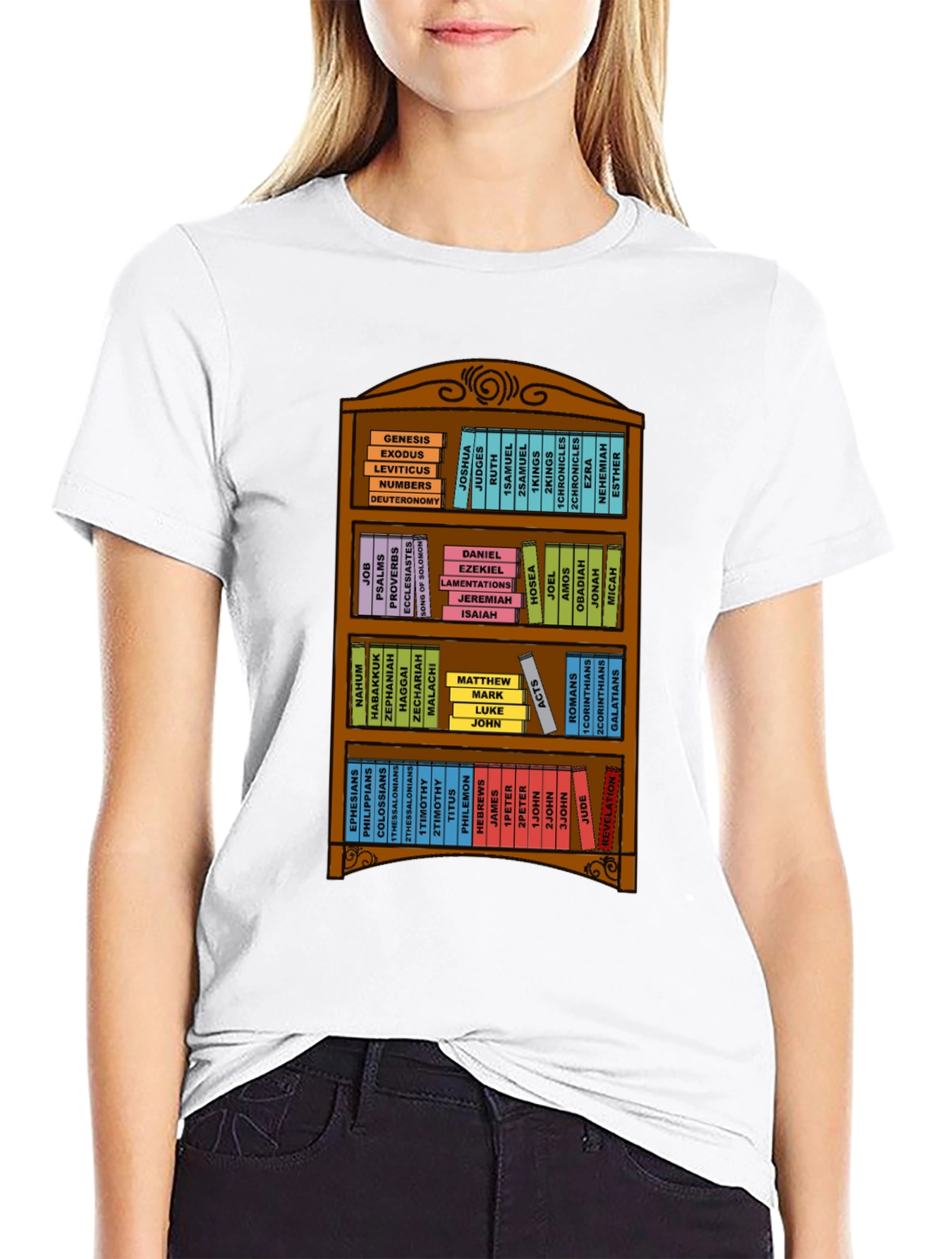 Books of the Bible T-Shirt - Religious Gift