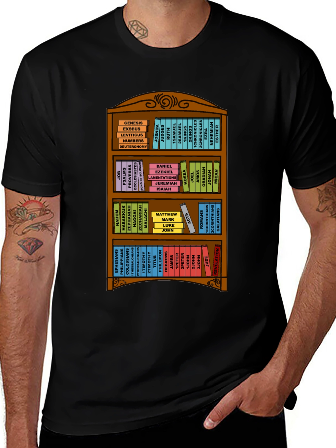Books of the Bible T-Shirt - Religious Gift