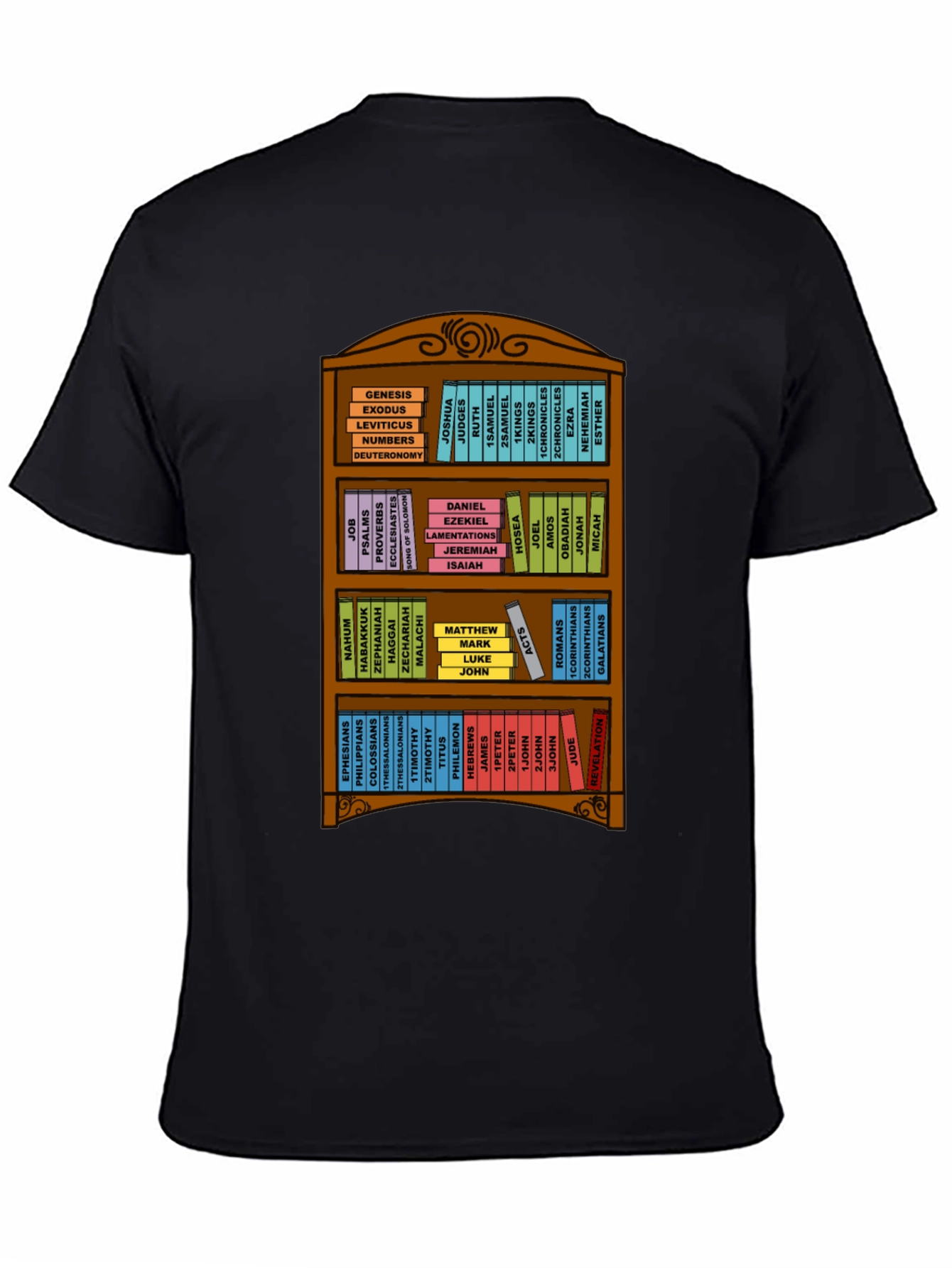 Books of the Bible T-Shirt - Religious Gift