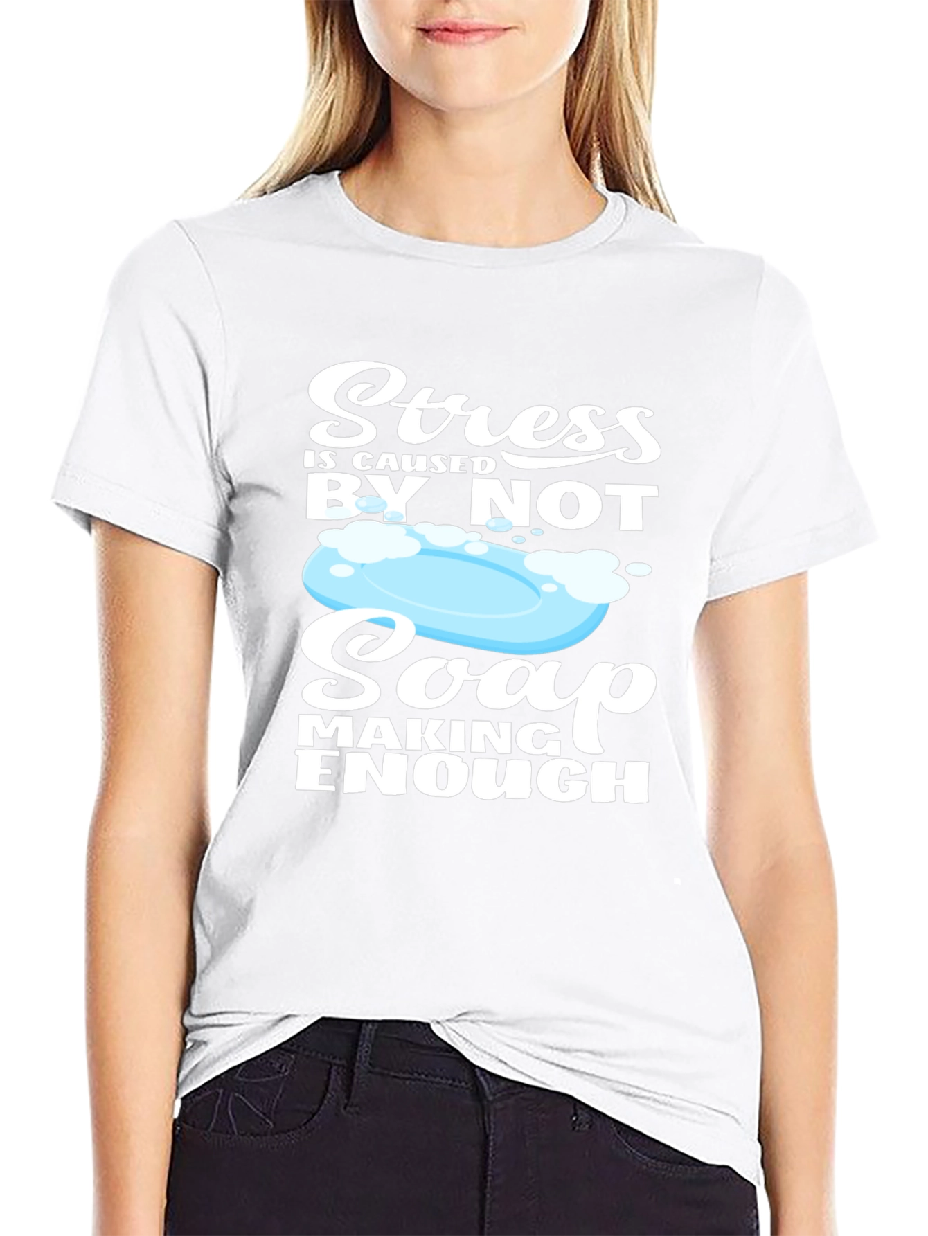 Soap Making T-Shirt - Stress Relief Design