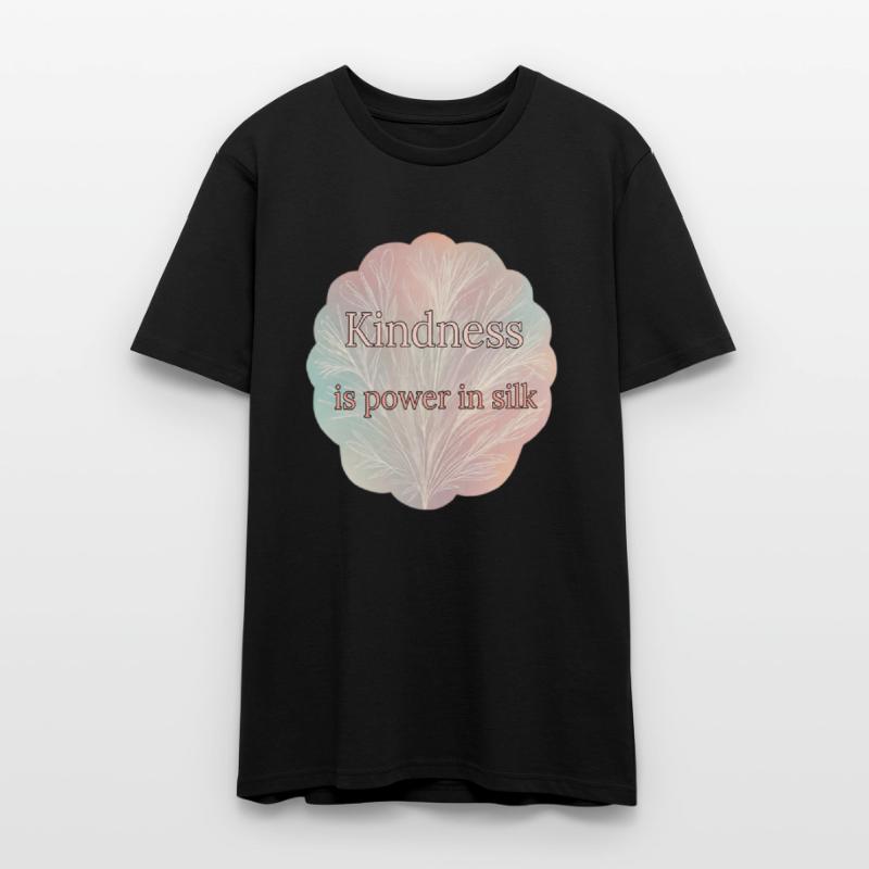 Elegant Silk Floral Kindness Quote