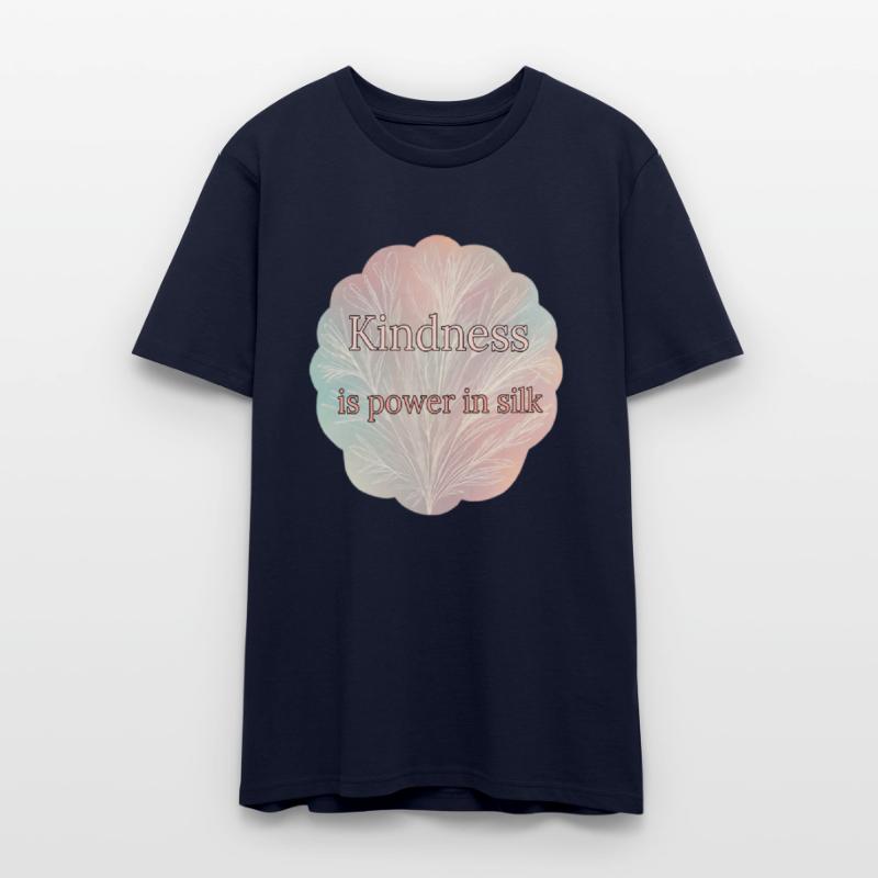 Elegant Silk Floral Kindness Quote