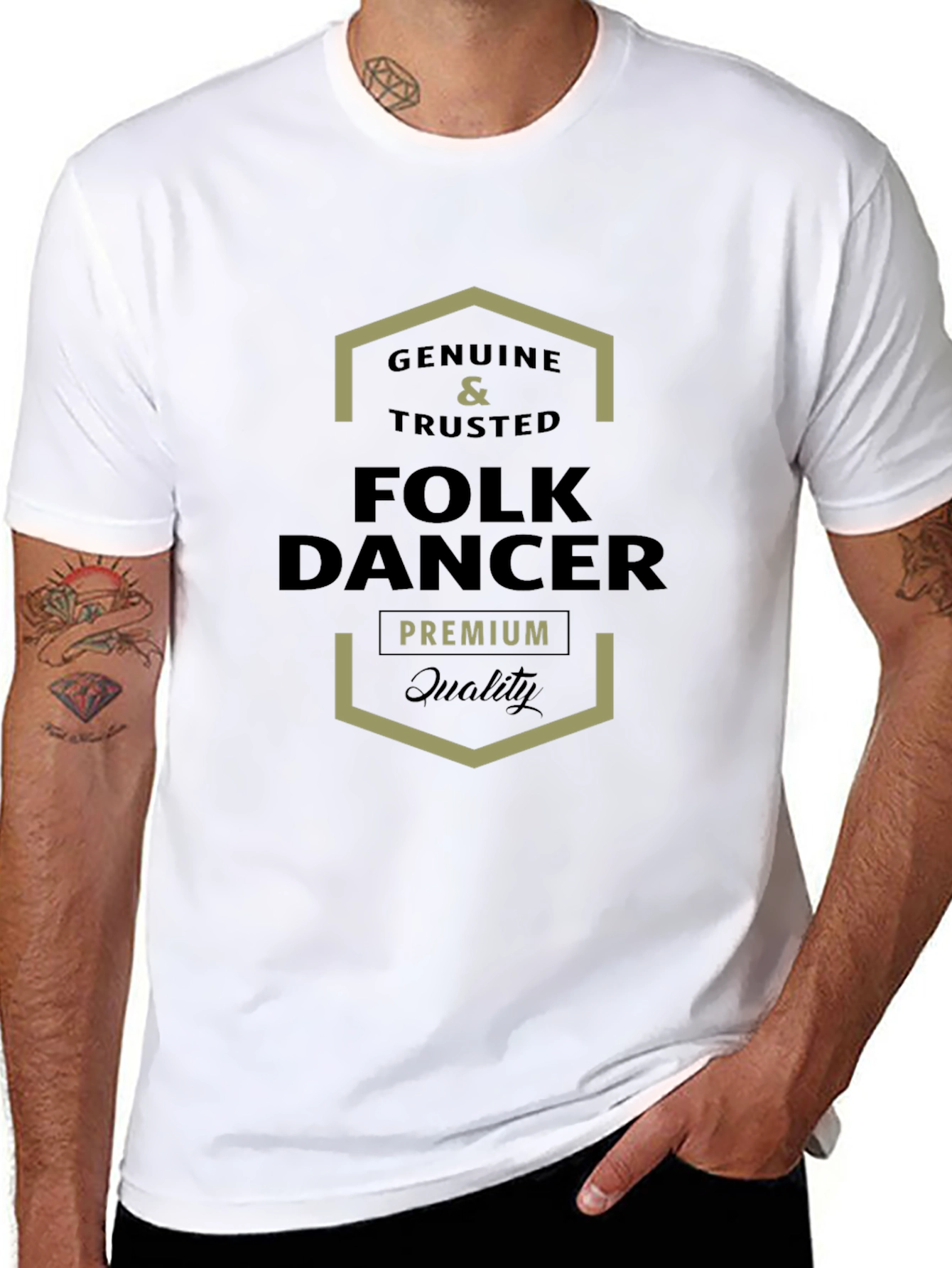 Genuine Folk Dancer Premium Quality T-Shirt