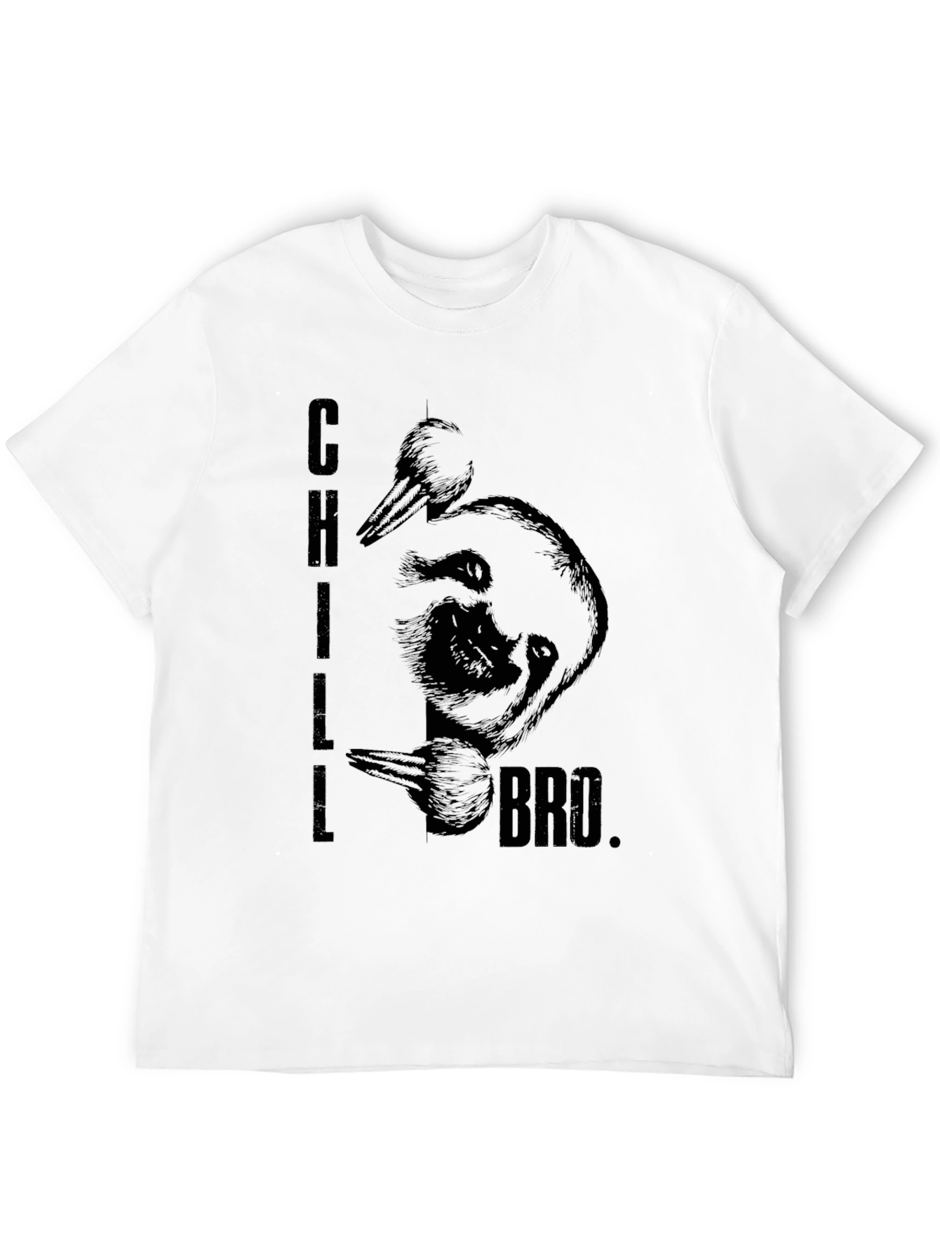 Chill Bro Sloth T-Shirt - Relaxed Fit