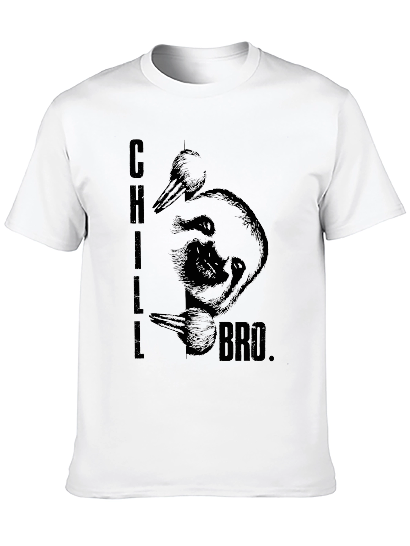 Chill Bro Sloth T-Shirt - Relaxed Fit