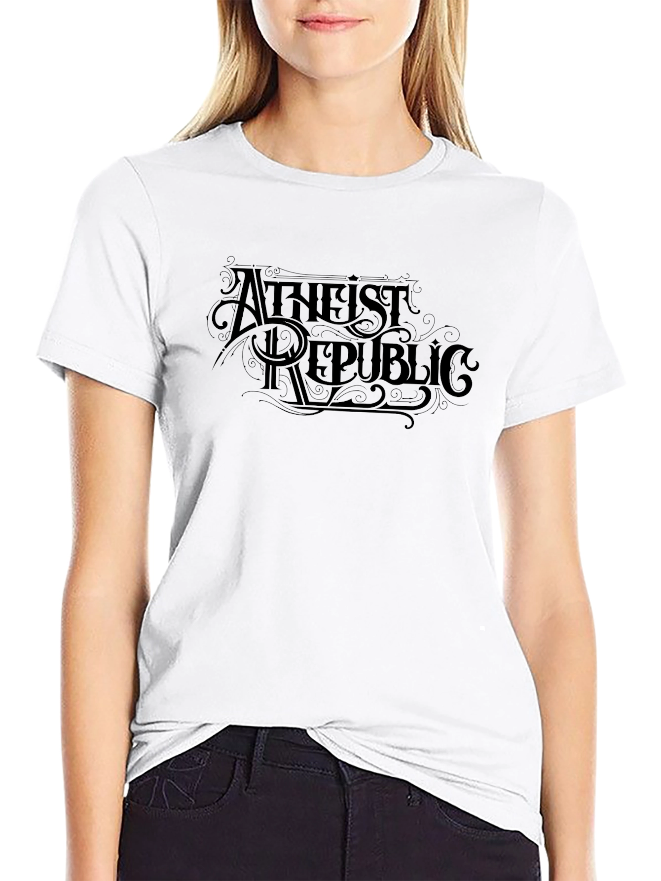 Atheist Republic Black Graphic T-Shirt