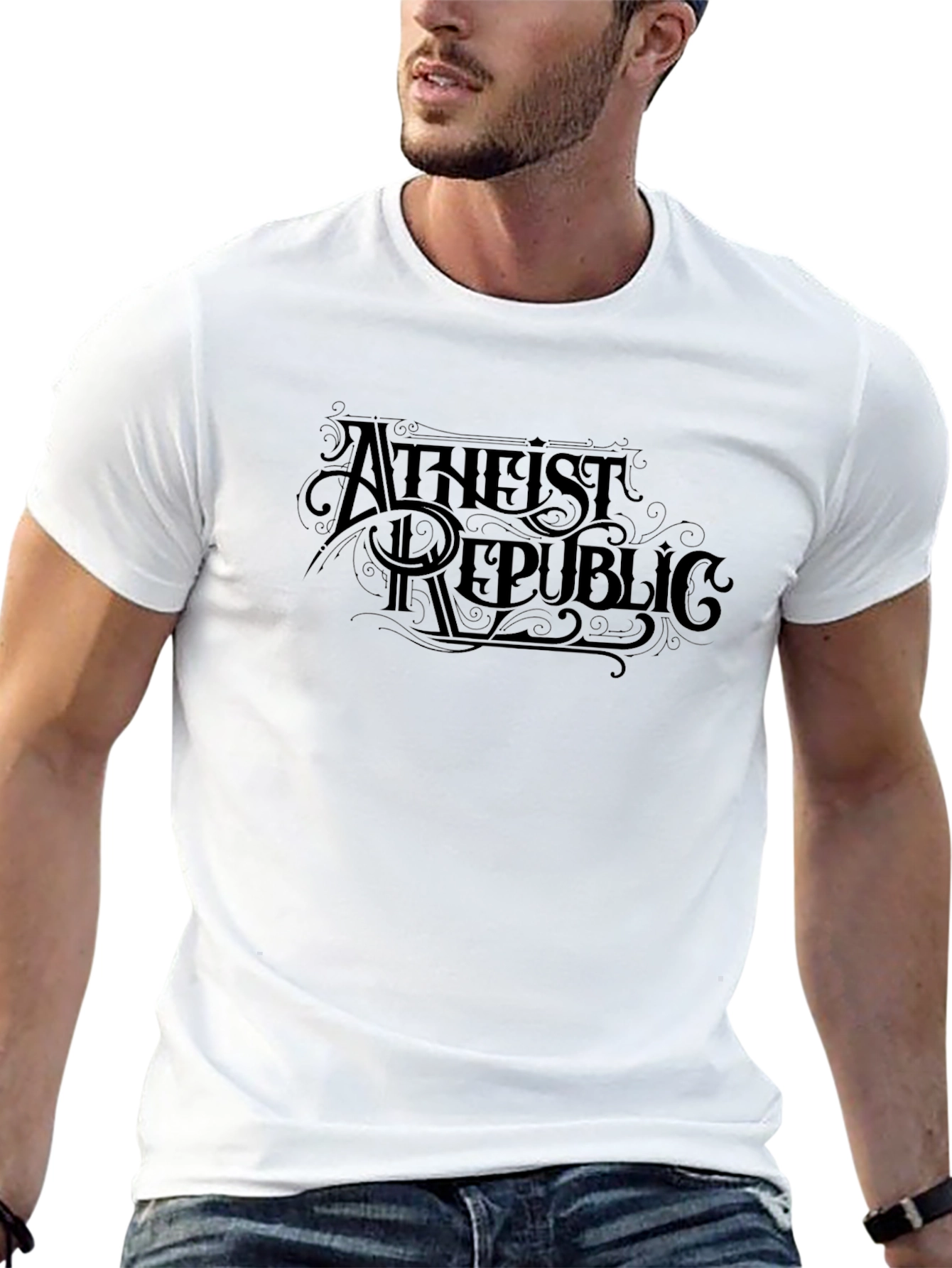 Atheist Republic Black Graphic T-Shirt