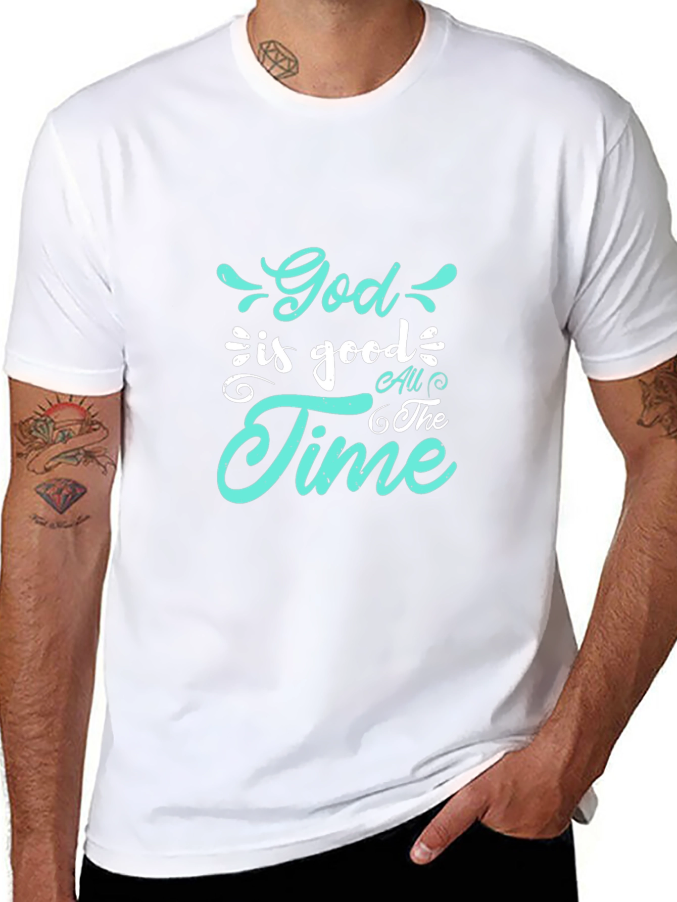 God is Good All the Time Black T-Shirt