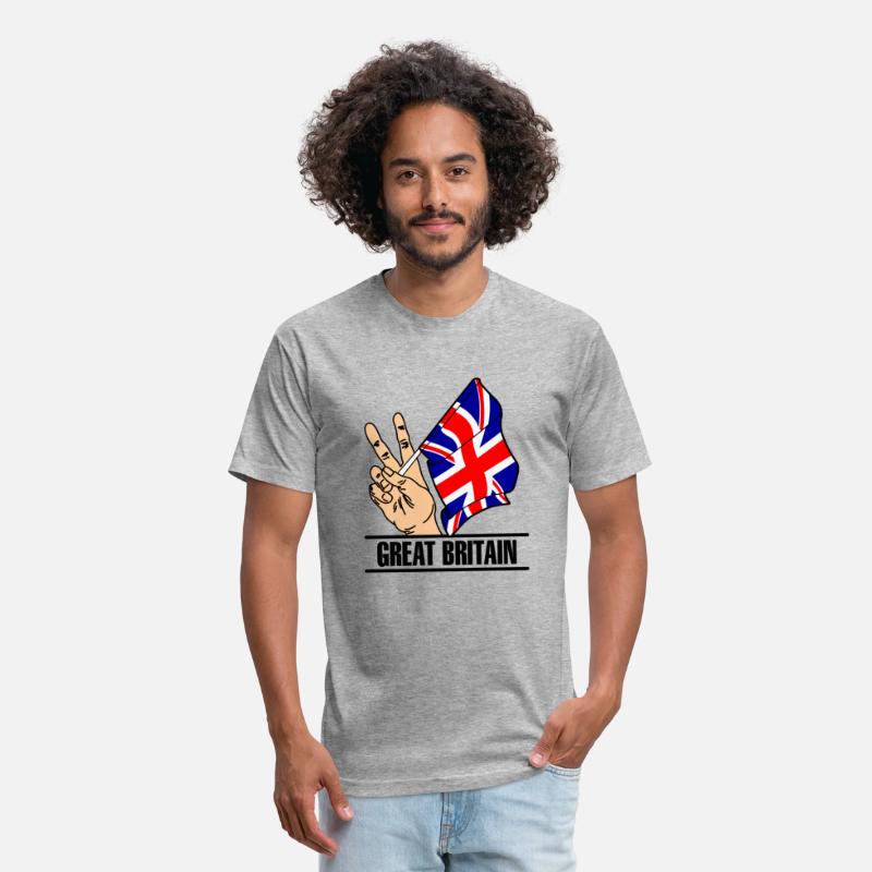 England flag peace sign text 'GREAT BRITAIN'