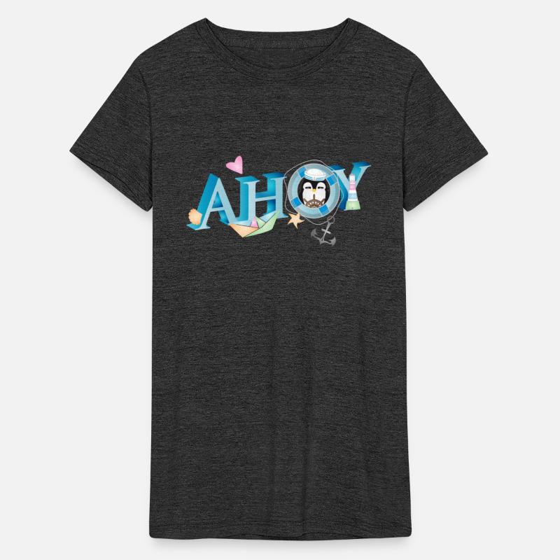 English sailor salute Ahoy with penguin sailor