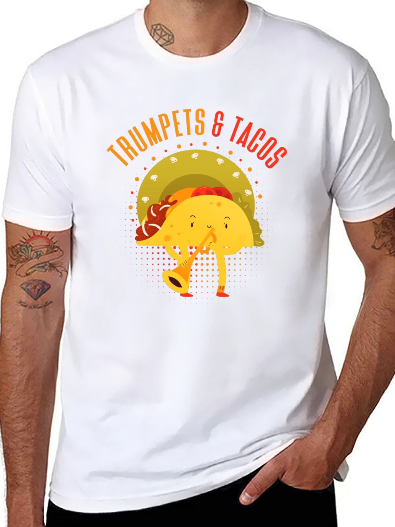 Trumpets & Tacos Graphic T-Shirt