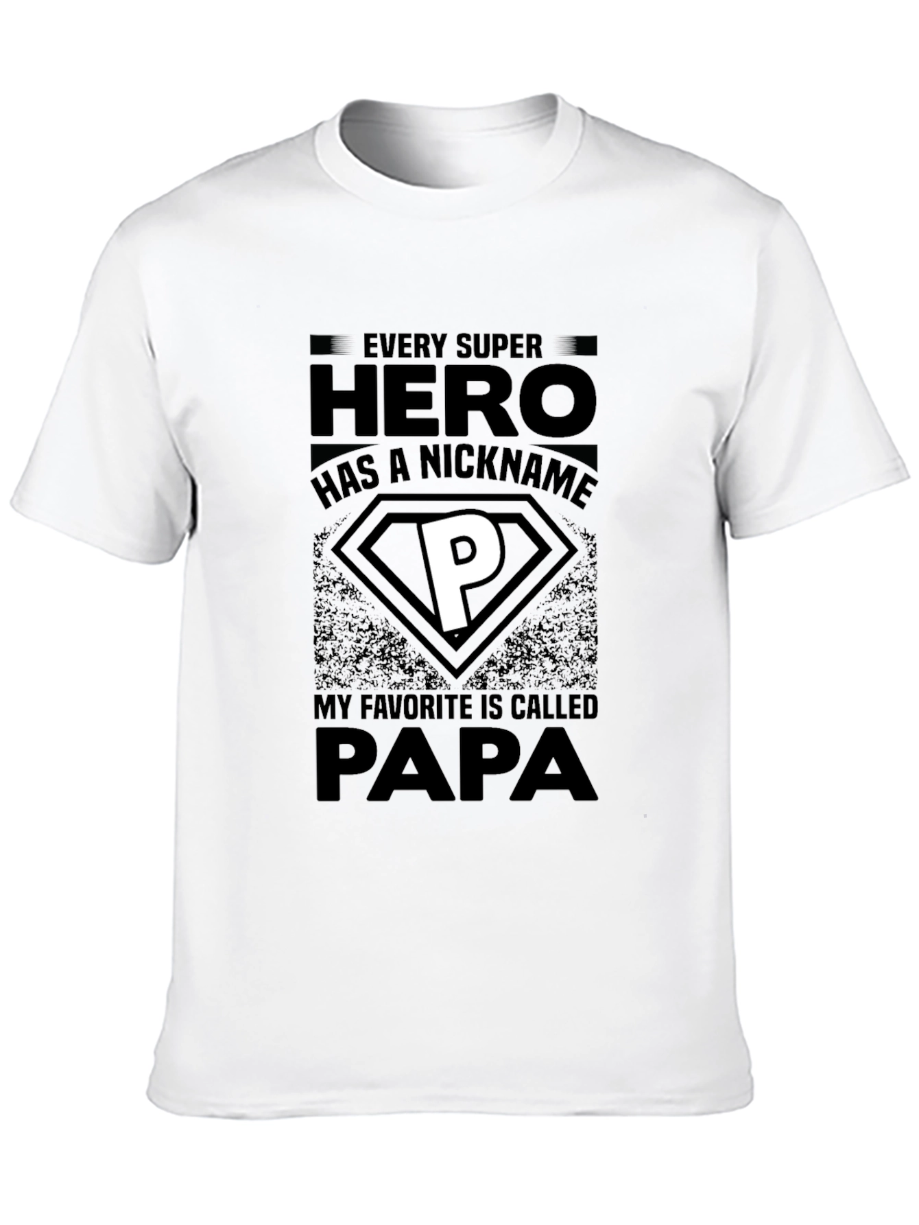 Super Hero Papa T-Shirt - Fathers Day Gift