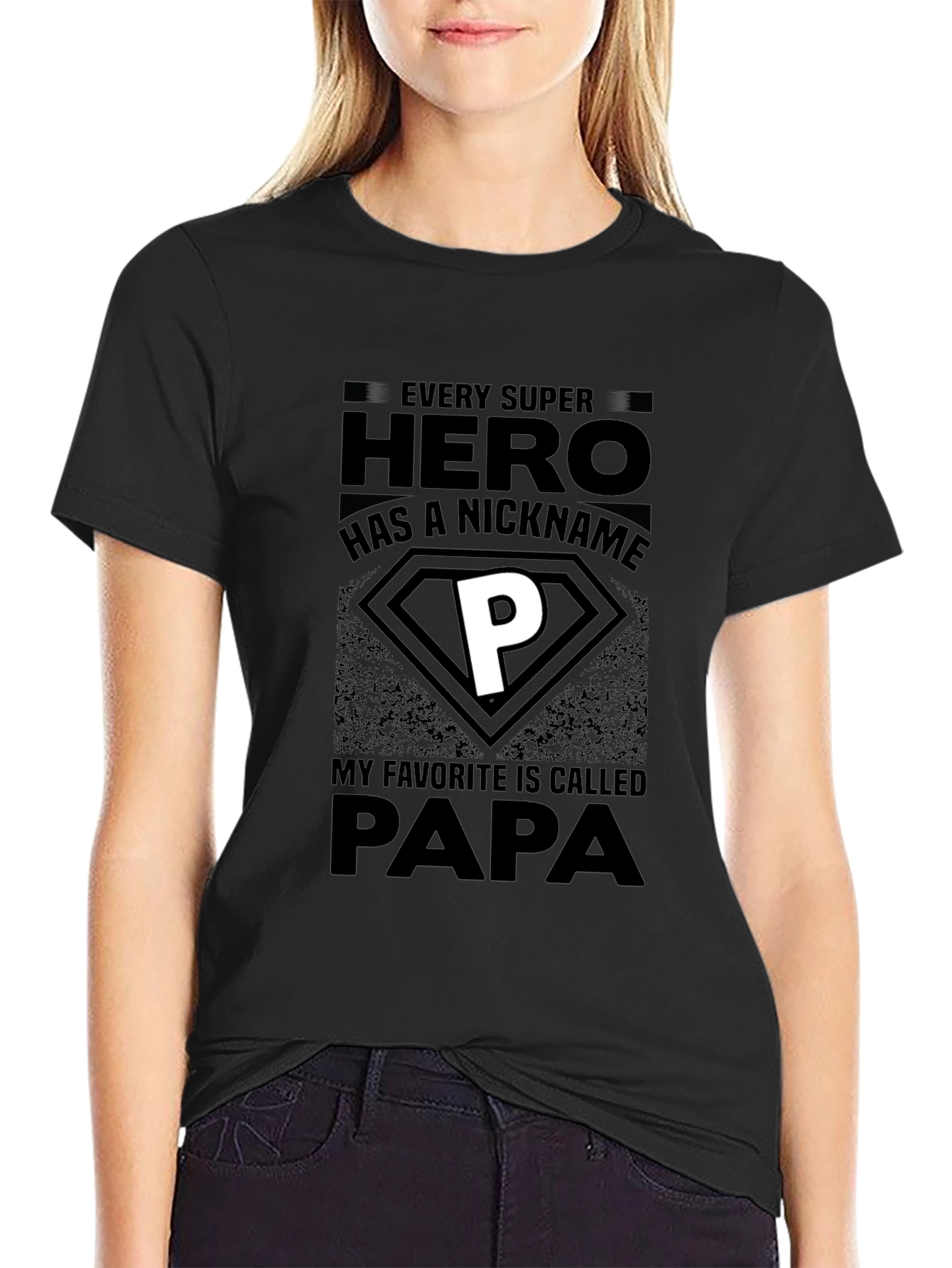 Super Hero Papa T-Shirt - Fathers Day Gift