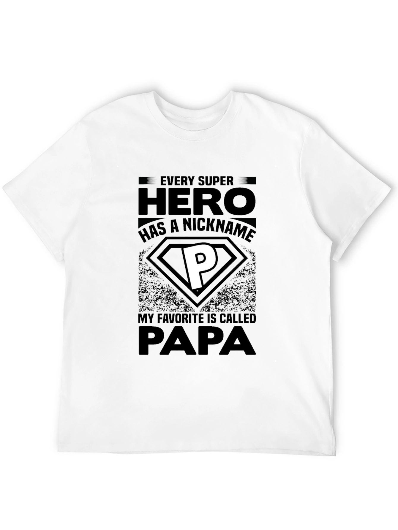 Super Hero Papa T-Shirt - Fathers Day Gift