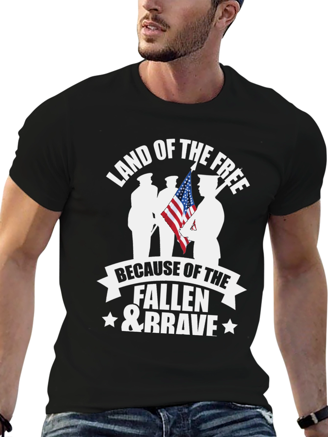 Land of the Free Patriotic T-Shirt