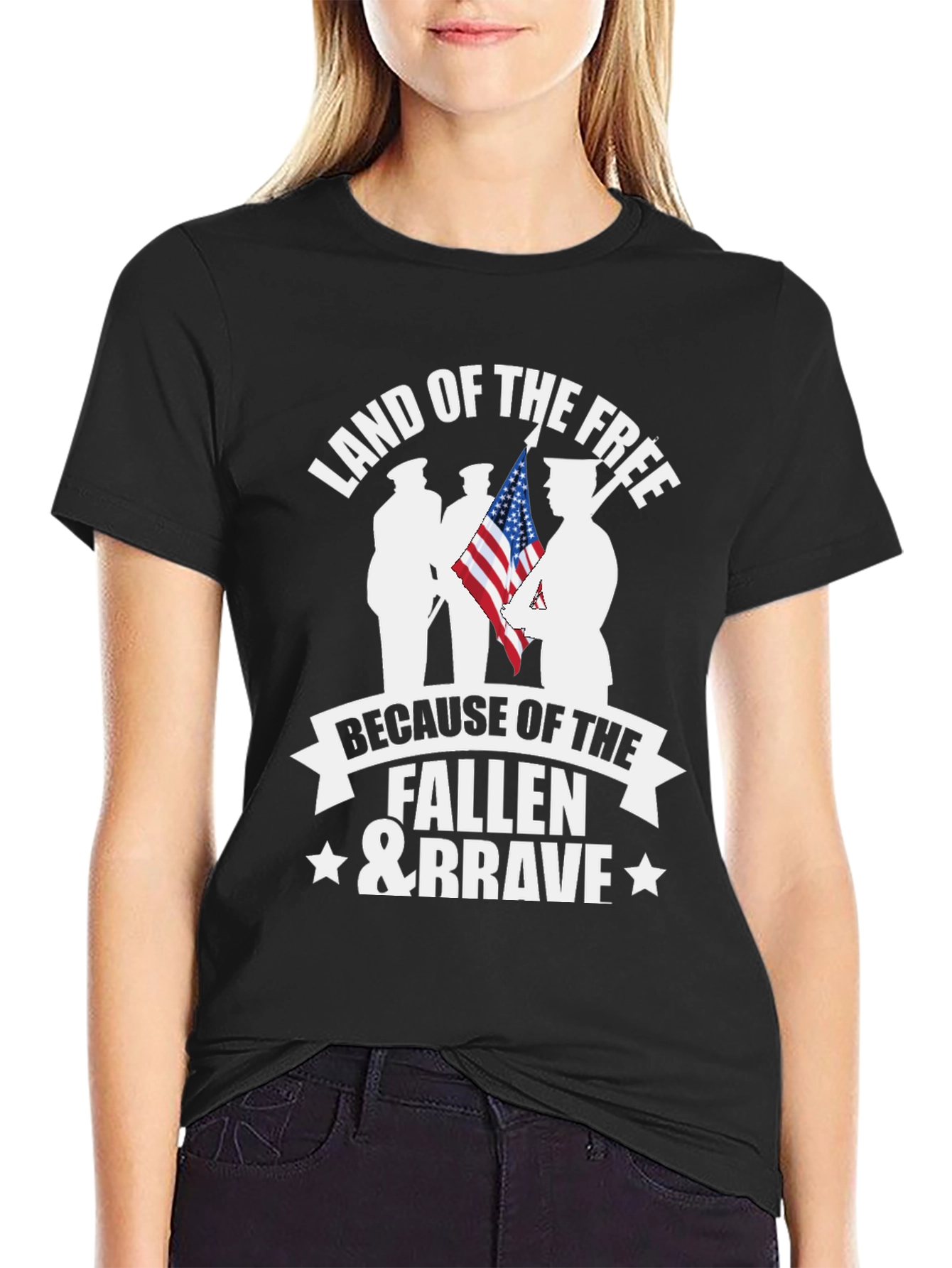 Land of the Free Patriotic T-Shirt
