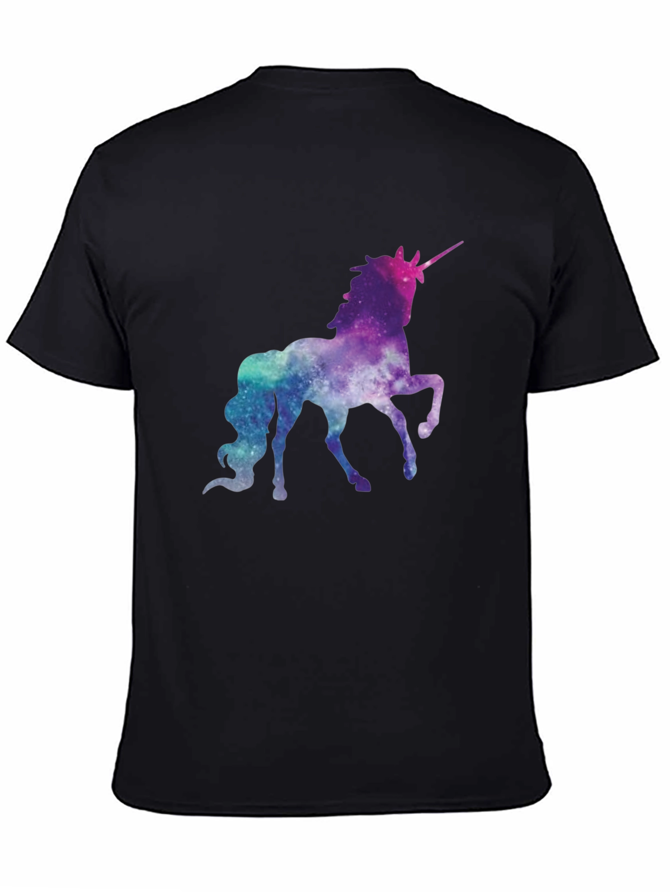 Galaxy Unicorn Black T-Shirt