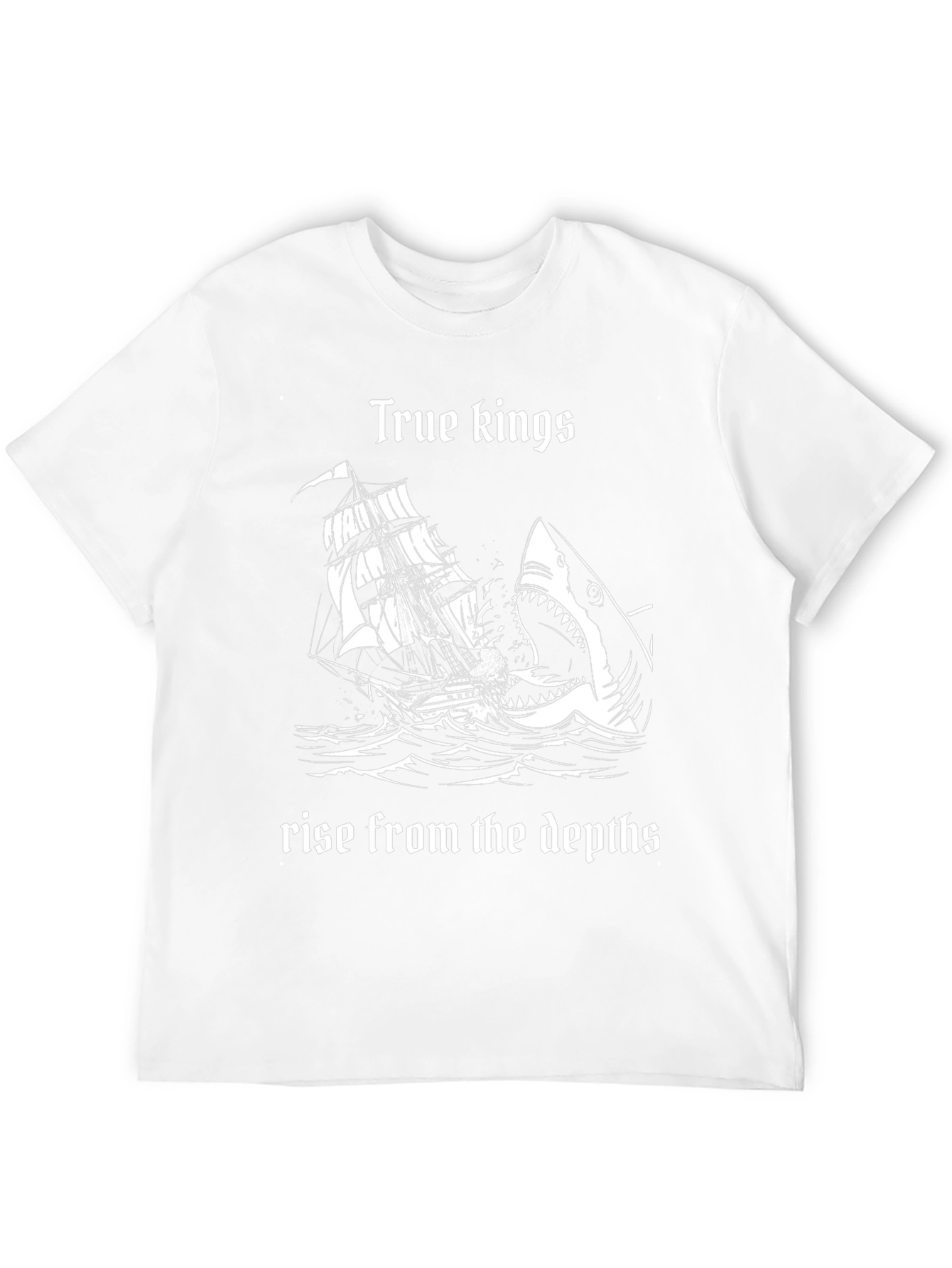 True Kings Shark Attack Black T-Shirt