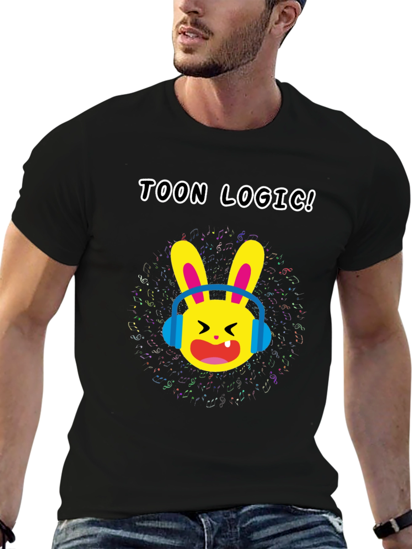 Toon Logic! Graphic Print Cotton T-Shirt