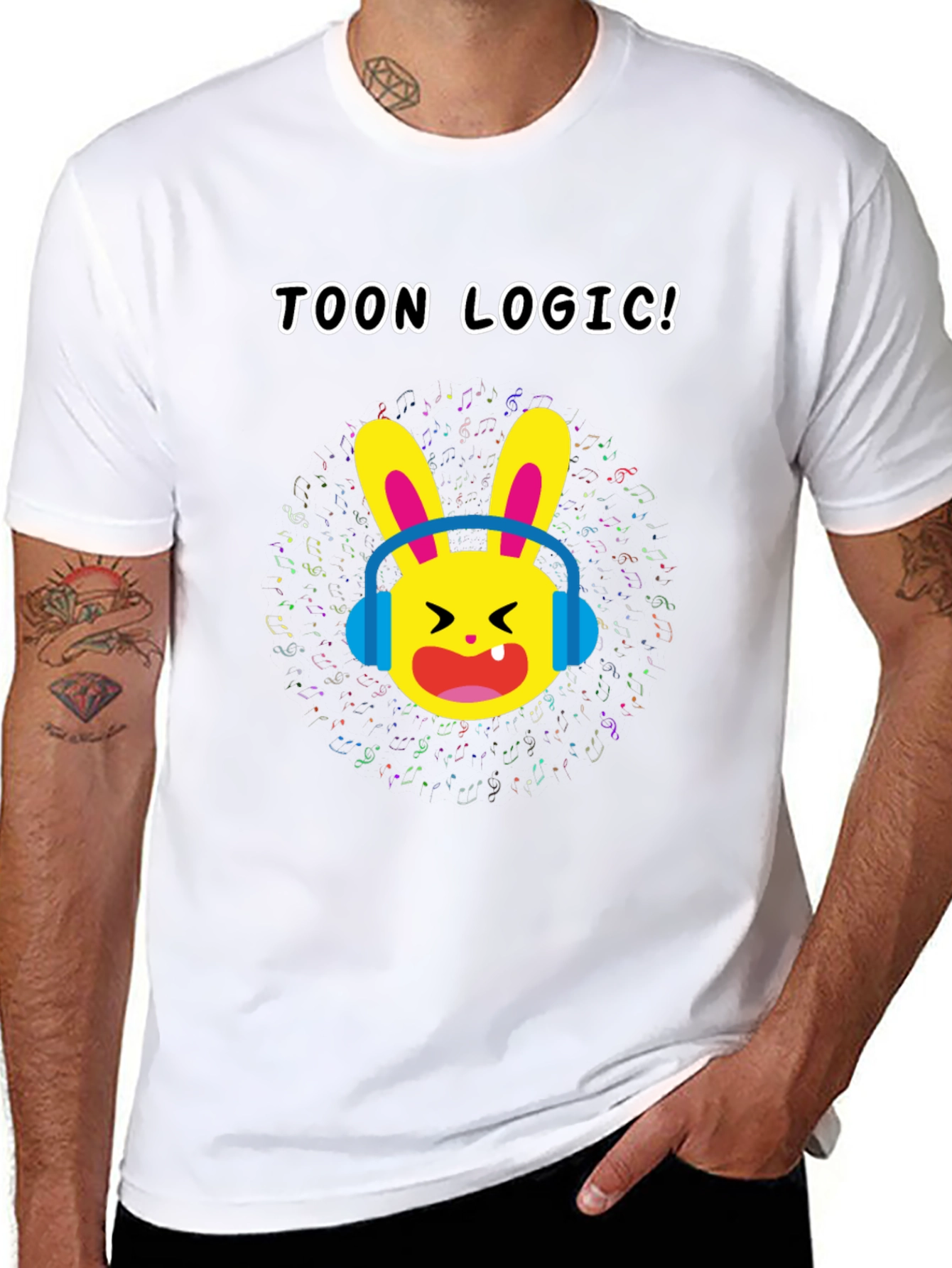 Toon Logic! Graphic Print Cotton T-Shirt